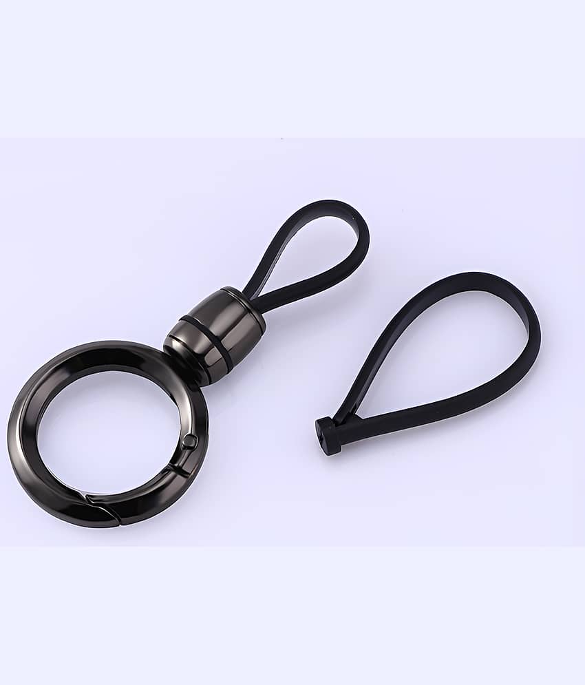 SPINFO Metallic Keychain Alloy Single Black