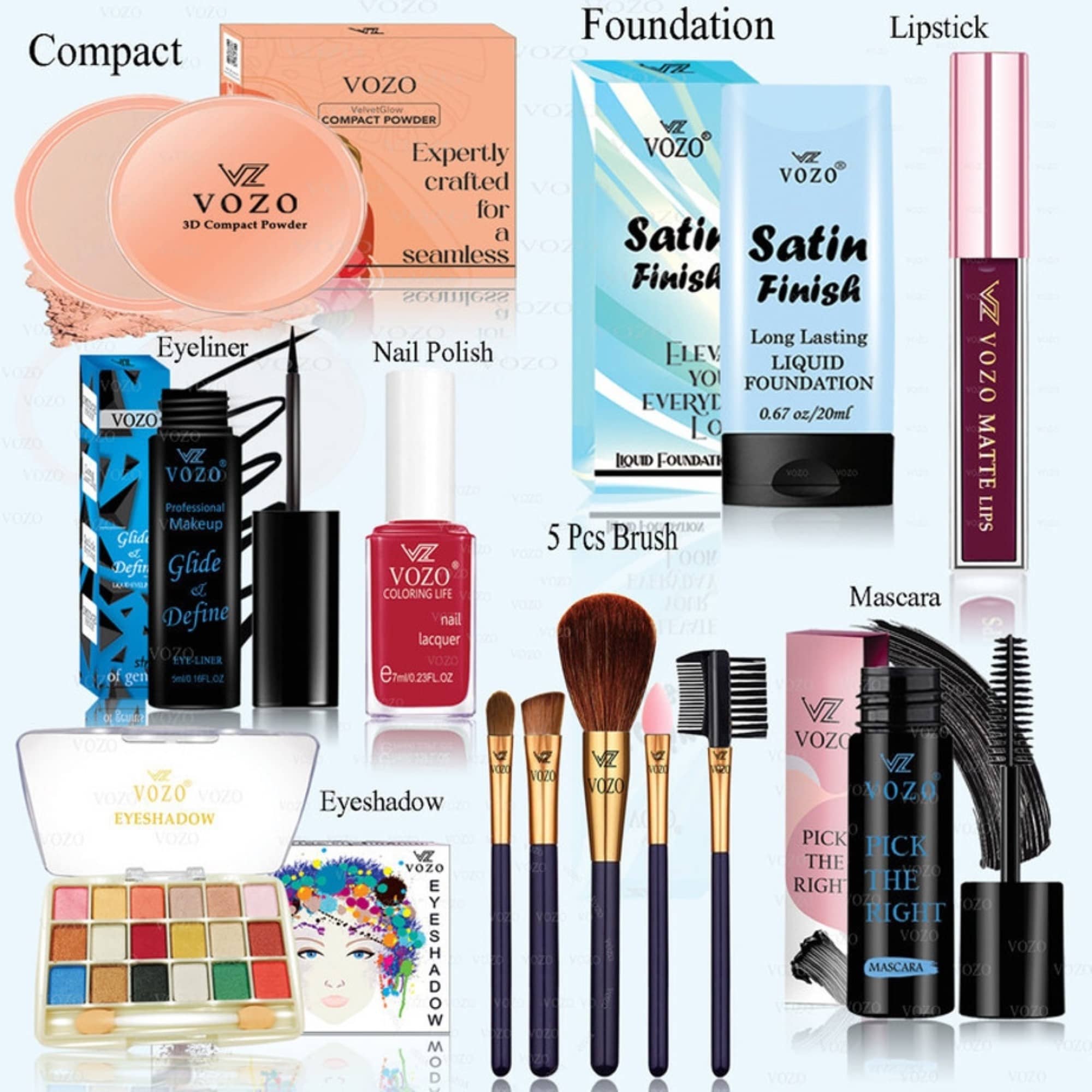 VOZO Makeup Kit ( 12 )