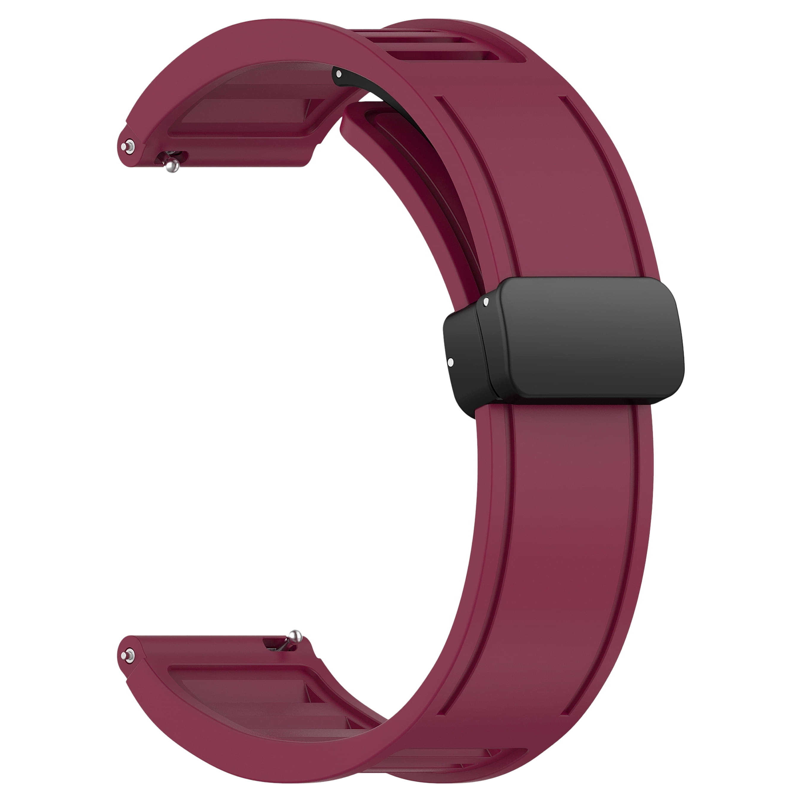ACM Watch Strap Silicone Belt Magnetic Clasp 22mm compatible with Pebble Cosmos Quest Smartwatch Hook Sports Band Purple ACM Watch Strap Silicone Belt Magnetic Clasp 22mm compatible with Pebble Cosmos Quest Smartwatch Hook Sports Band Purple