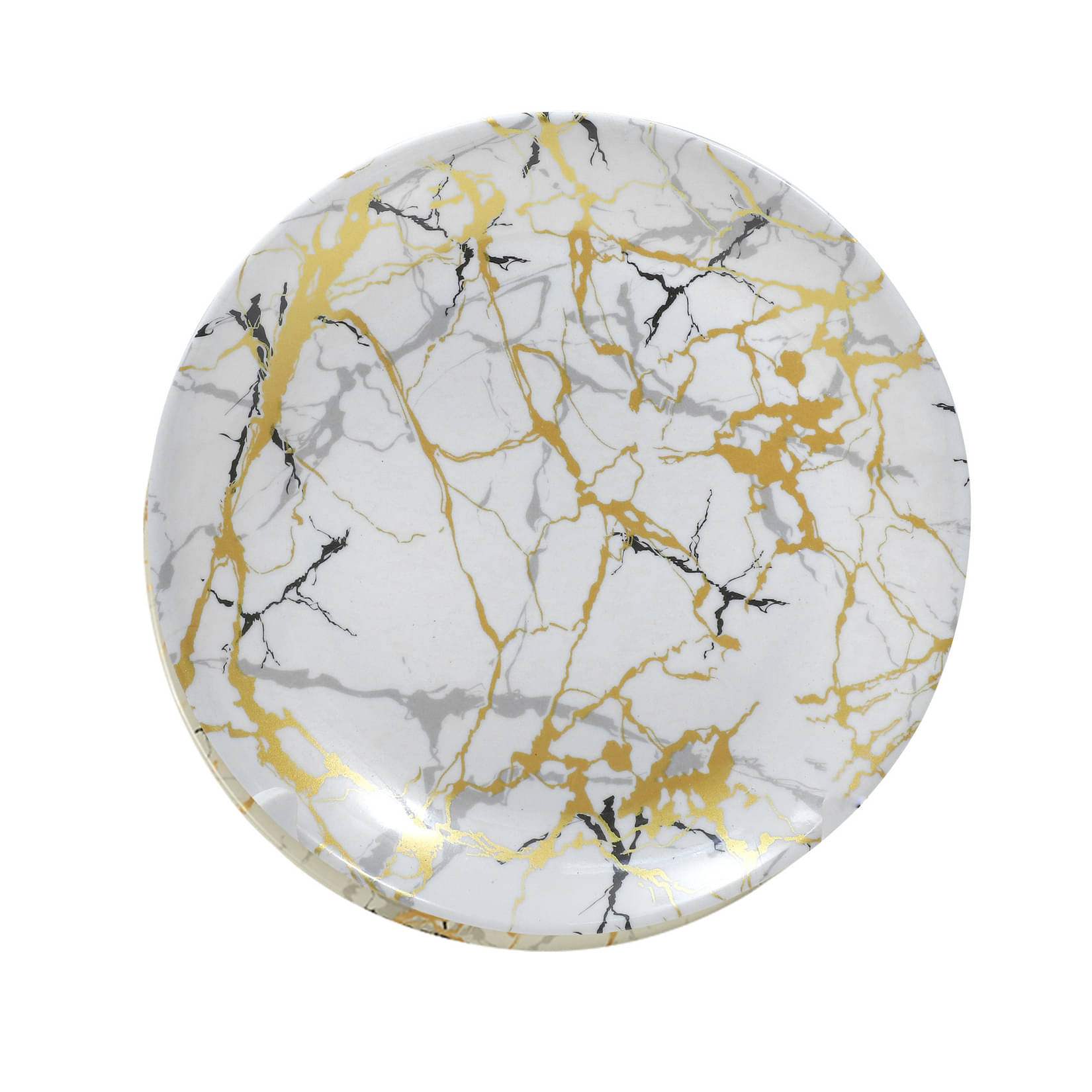     			ARIYA 1 Pcs Melamine White Full Plate