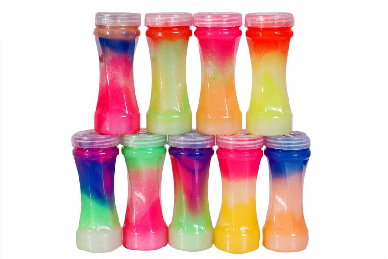     			ATIPRIYA Pack of 12 Rainbow Slime Attractive Colorful  Slime, Magic Clay - Non-Toxic - Mud Putty Toy for Kids.