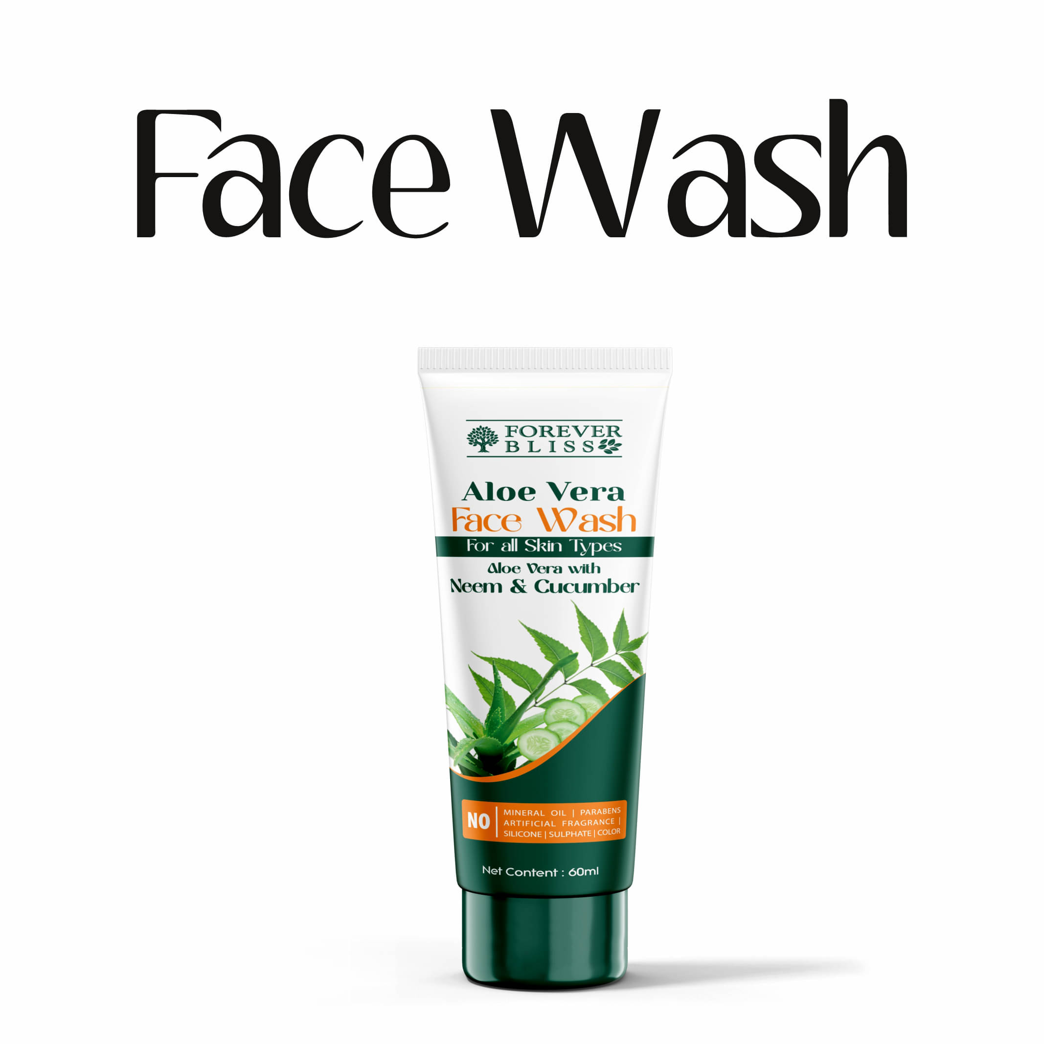     			Aloe vera With Neem & Cucumber Face Wash