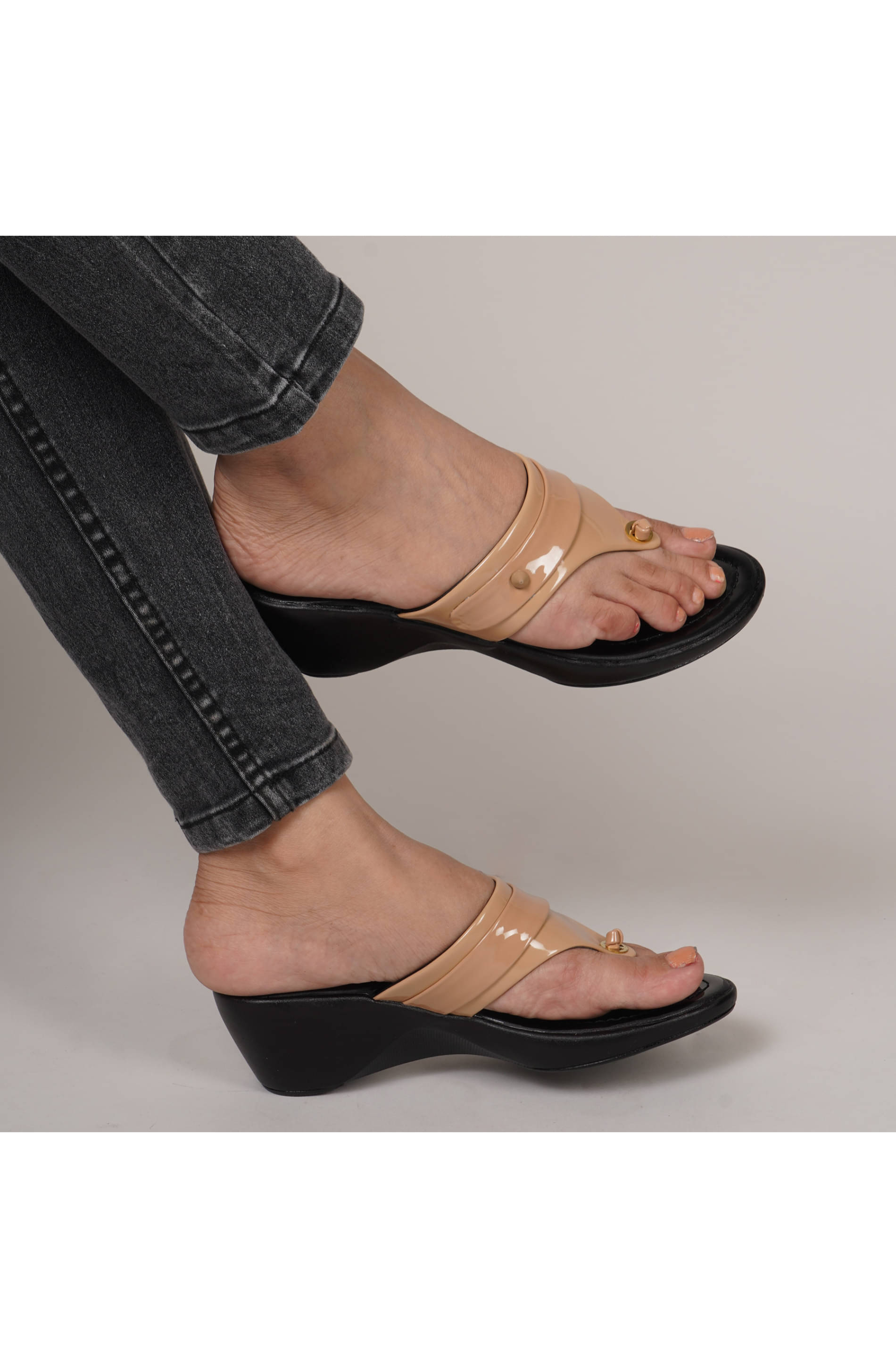     			Big Bird Footwear Beige Women's Sandal Heels