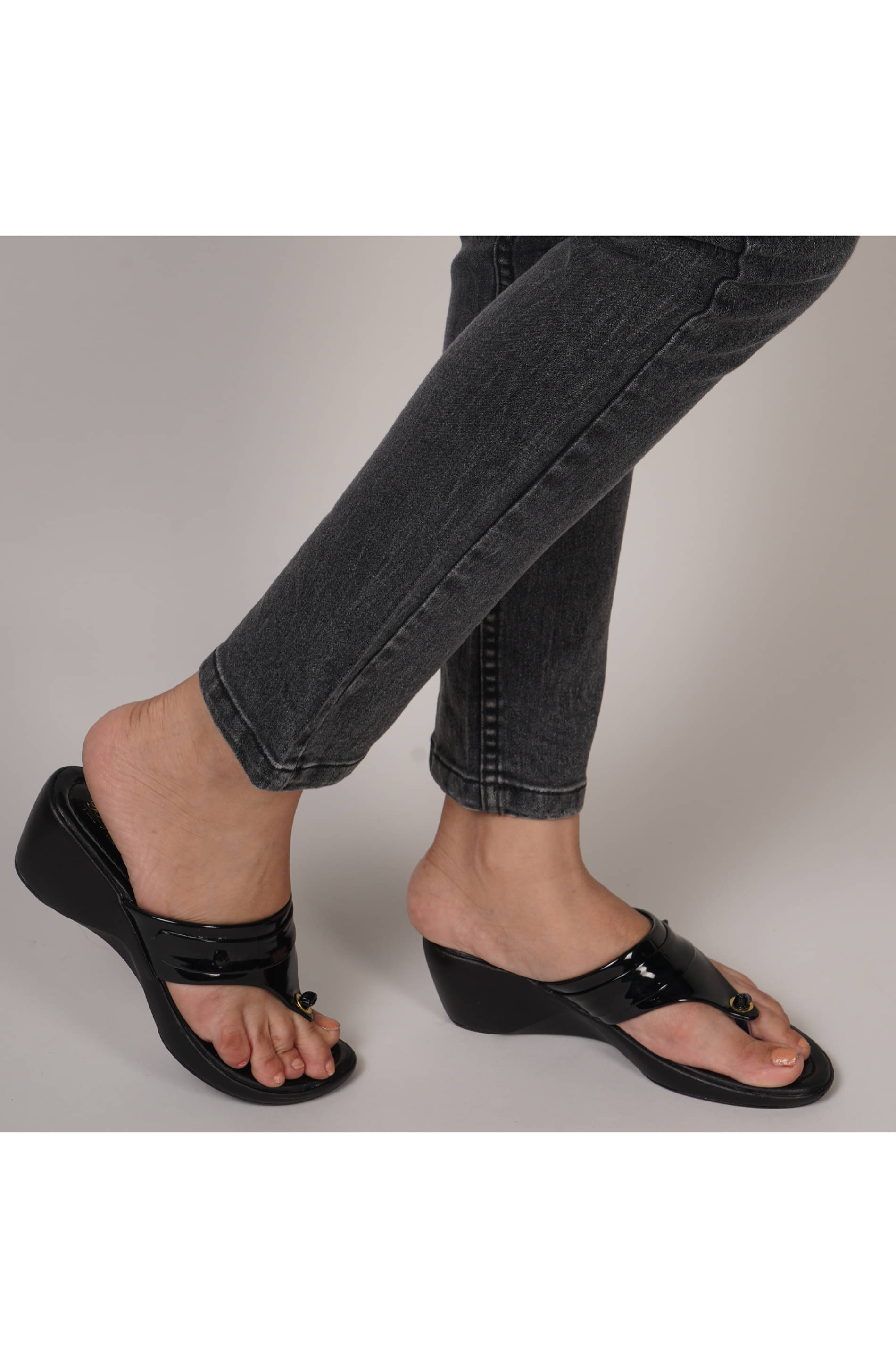     			Big Bird Footwear Black Women's Sandal Heels