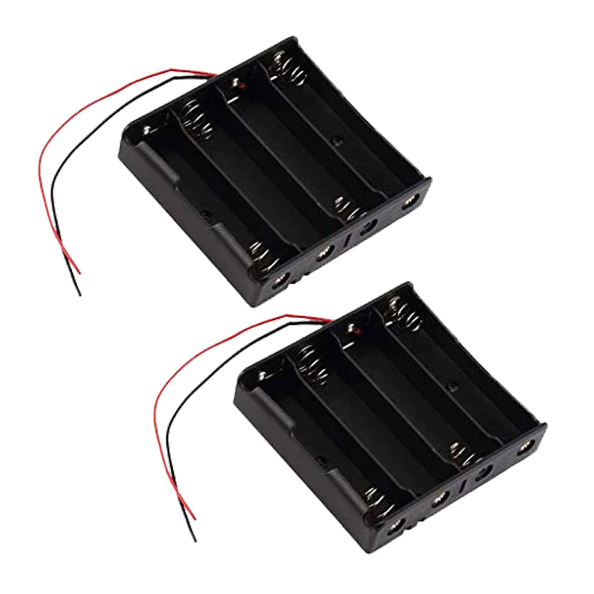 CONSONANTIAM (4-Slot-2pc) 18650 Lithium Ion Battery Holder Compatible with 18650 Lithium-ion Batteries, 1200mah to 3500mah) For Student Project, DIY KIT CONSONANTIAM (4-Slot-2pc) 18650 Lithium Ion Battery Holder Compatible with 18650 Lithium-ion Batteries, 1200mah to 3500mah) For Student Project, DIY KIT