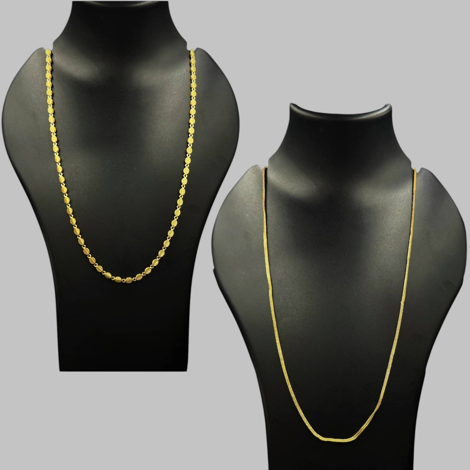 Charms Gold Plated Chains Combo ( Set of 2 ) Charms Gold Plated Chains Combo ( Set of 2 )