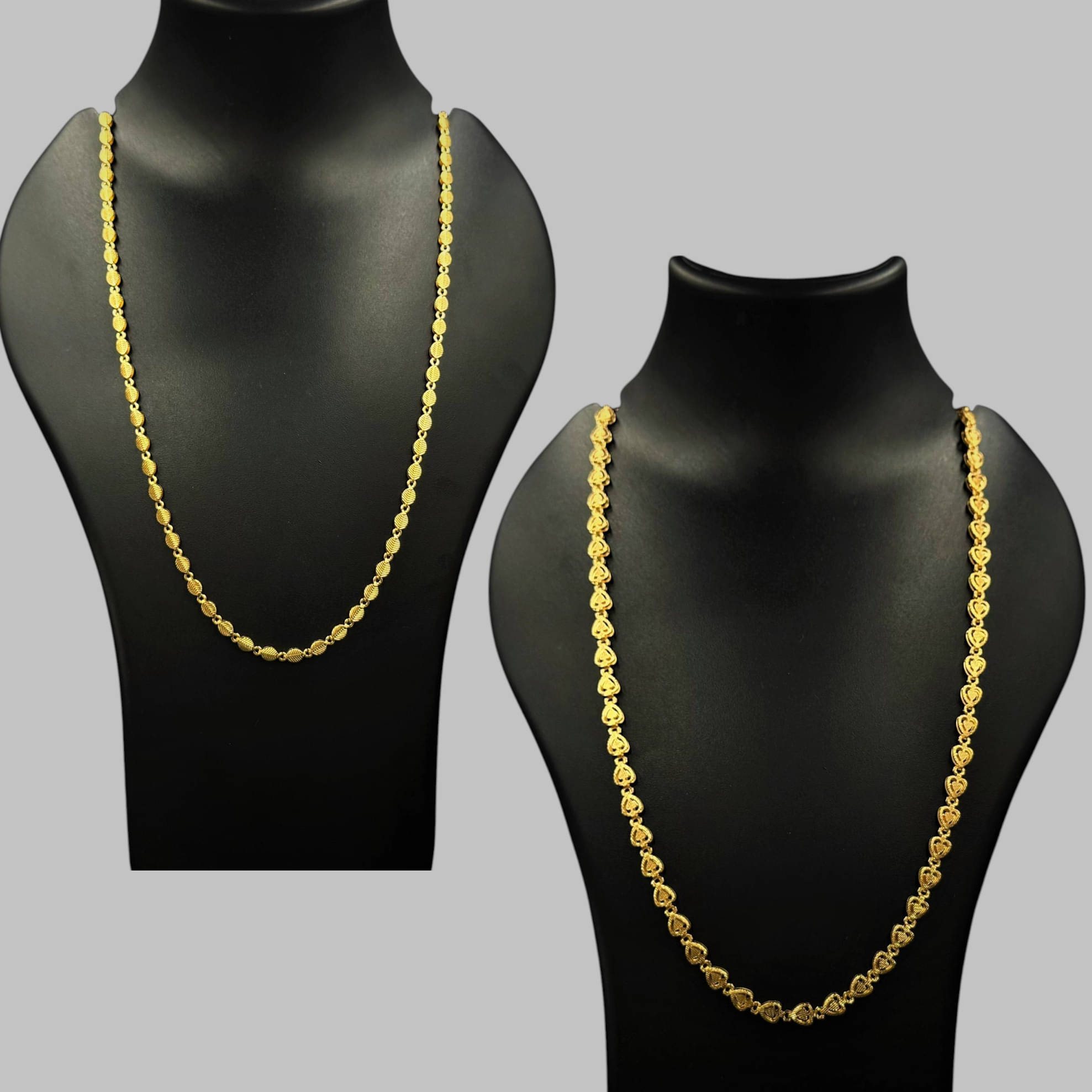 Charms Gold Plated Chains Combo ( Set of 2 ) Charms Gold Plated Chains Combo ( Set of 2 )