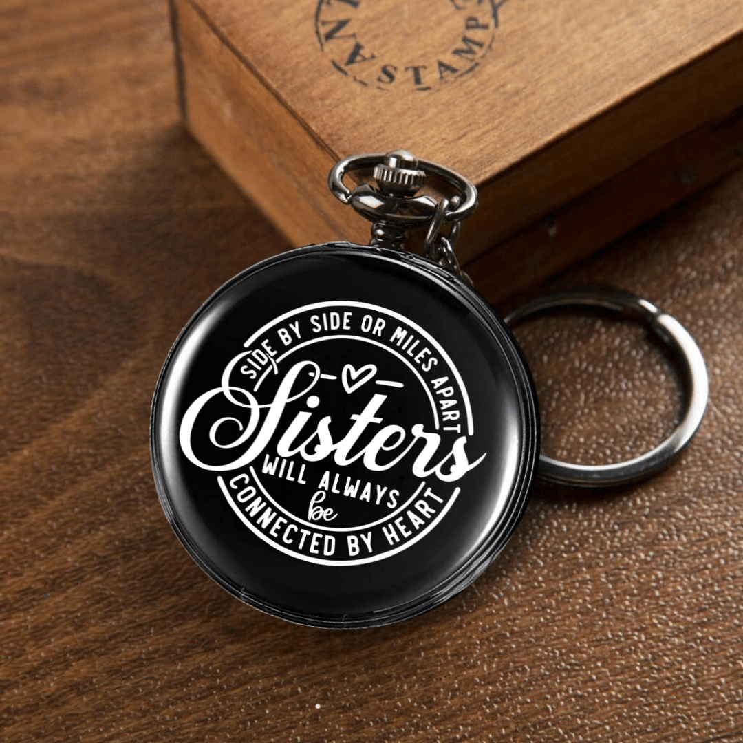 GT Gala Time Pocket-Watch Keychain Creative Rakshabandhan Gift(unique gift)Miles Apart Sister Key Chain     			GT Gala Time Pocket-Watch Keychain Creative Rakshabandhan Gift(unique gift)Miles Apart Sister Key Chain