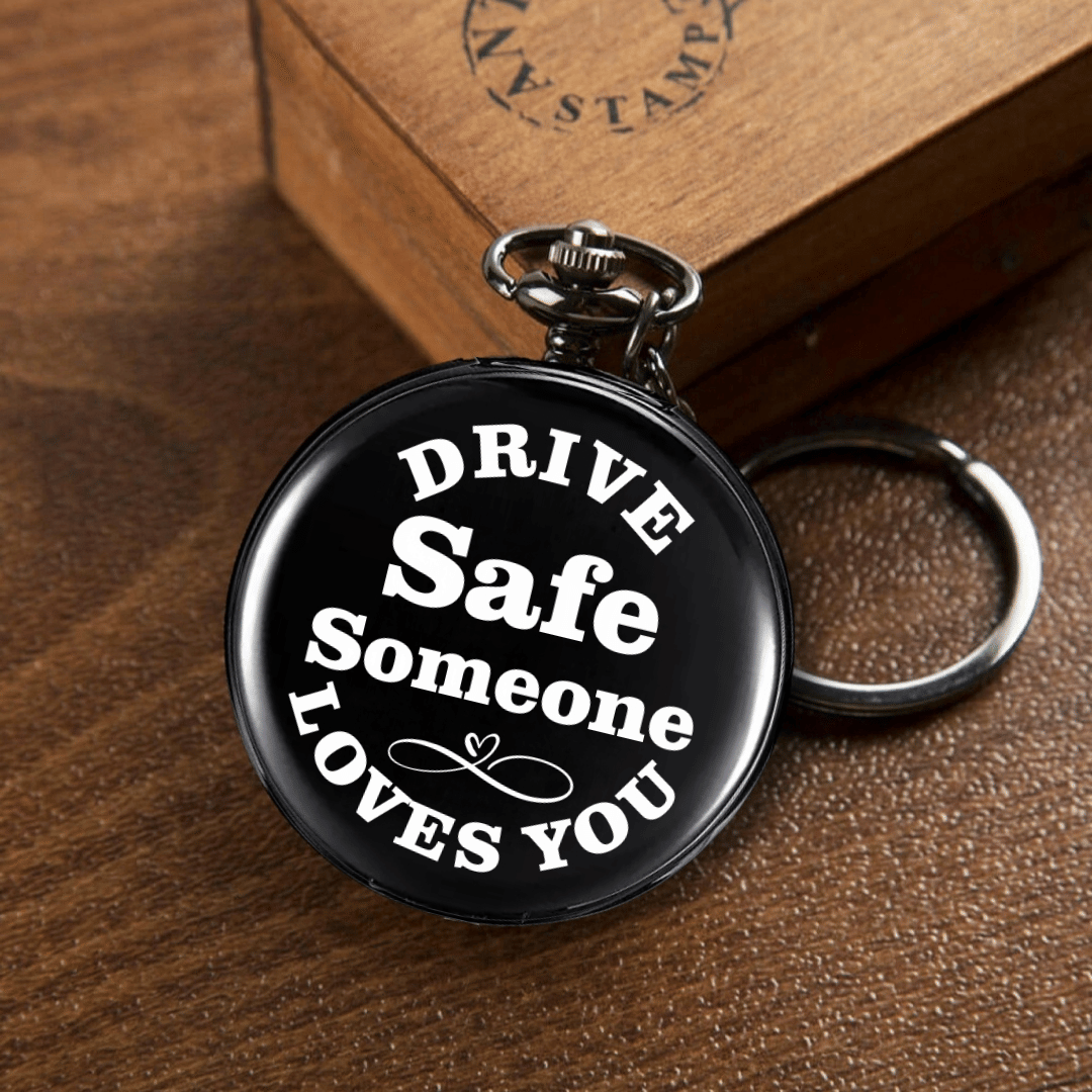 GT Gala Time Pocket Watch Drive Safe Engraved Gifts Kids Girls Boys Men Women Key Chain     			GT Gala Time Pocket Watch Drive Safe Engraved Gifts Kids Girls Boys Men Women Key Chain