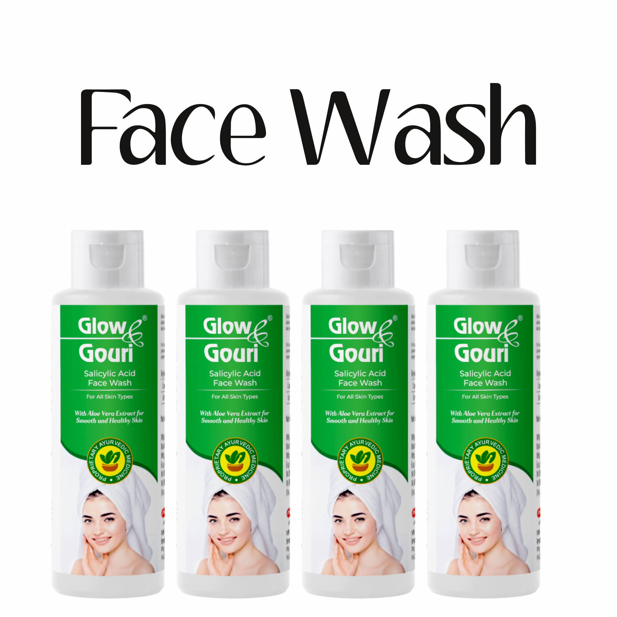     			Glow N Gouri Face Wash (Pack Of 4)