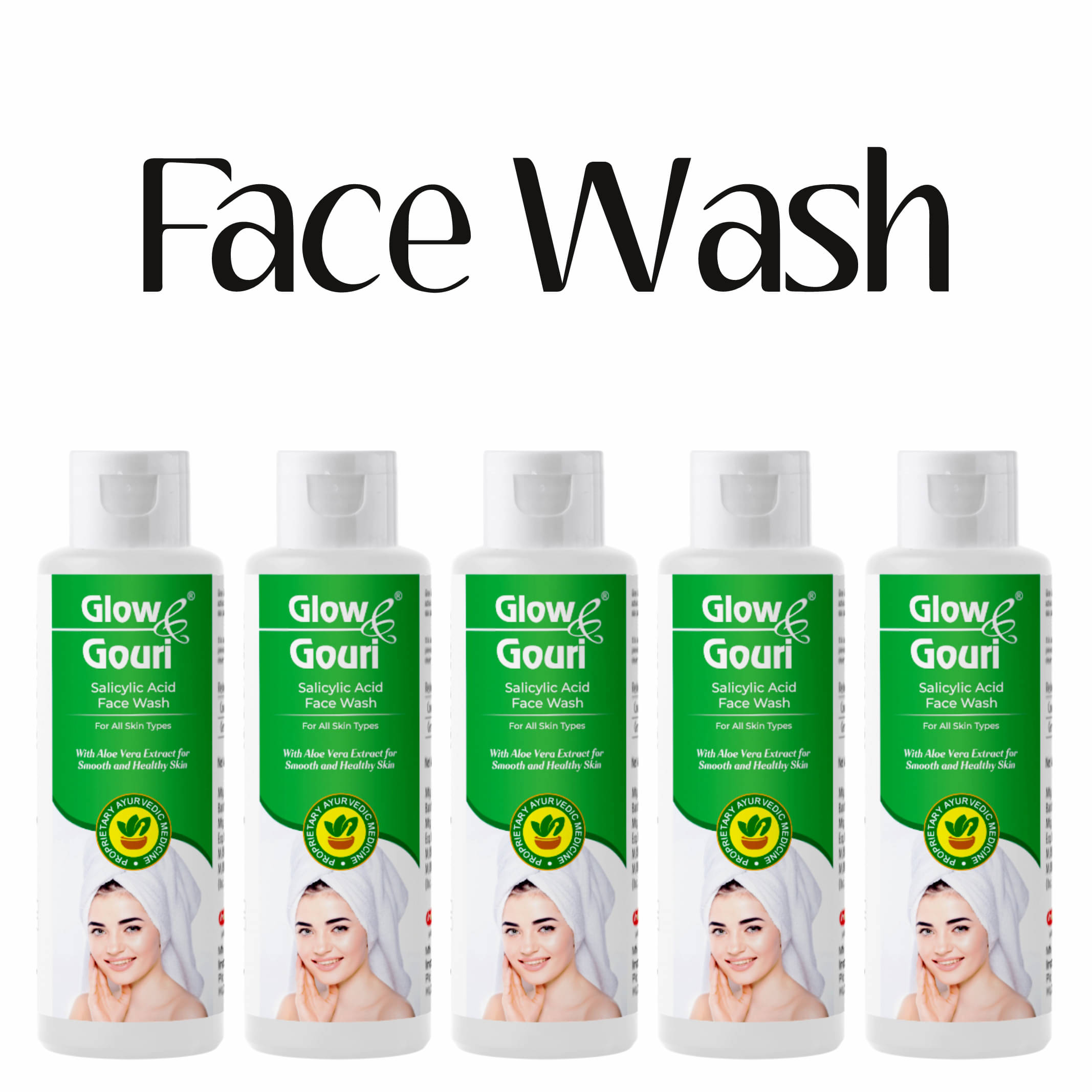     			Glow N Gouri Face Wash (Pack Of 5)