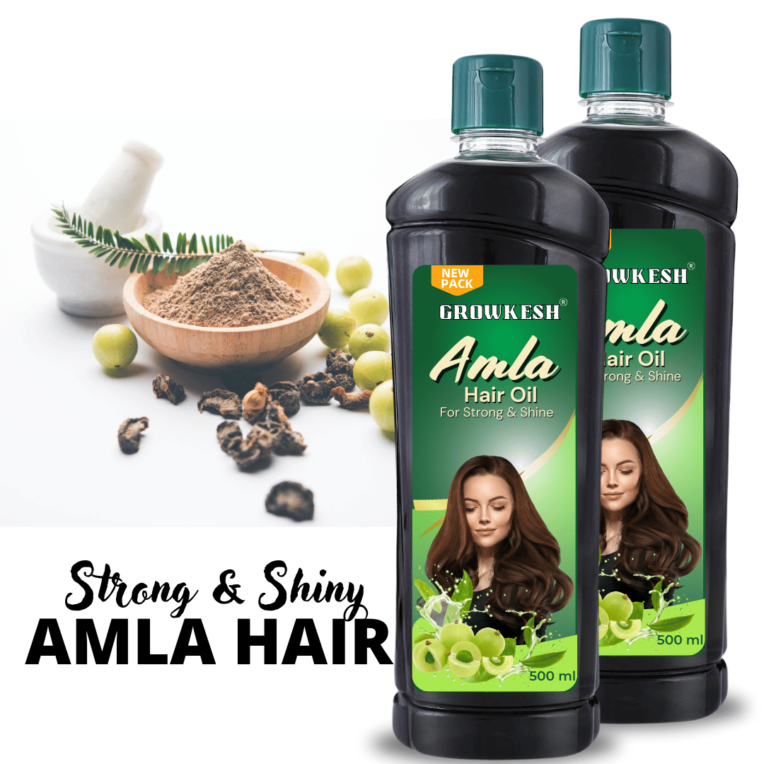 Growkesh Frizz Control Amla Oil 500 ml ( Pack of 2 ) Growkesh Frizz Control Amla Oil 500 ml ( Pack of 2 )