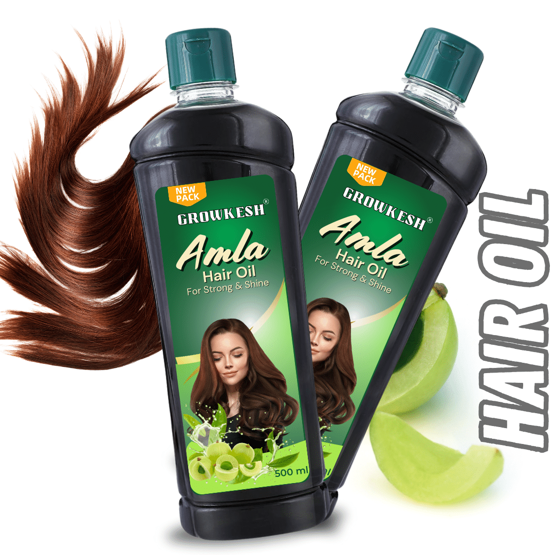     			Growkesh Smoothening Amla Oil 500 ml ( Pack of 2 )