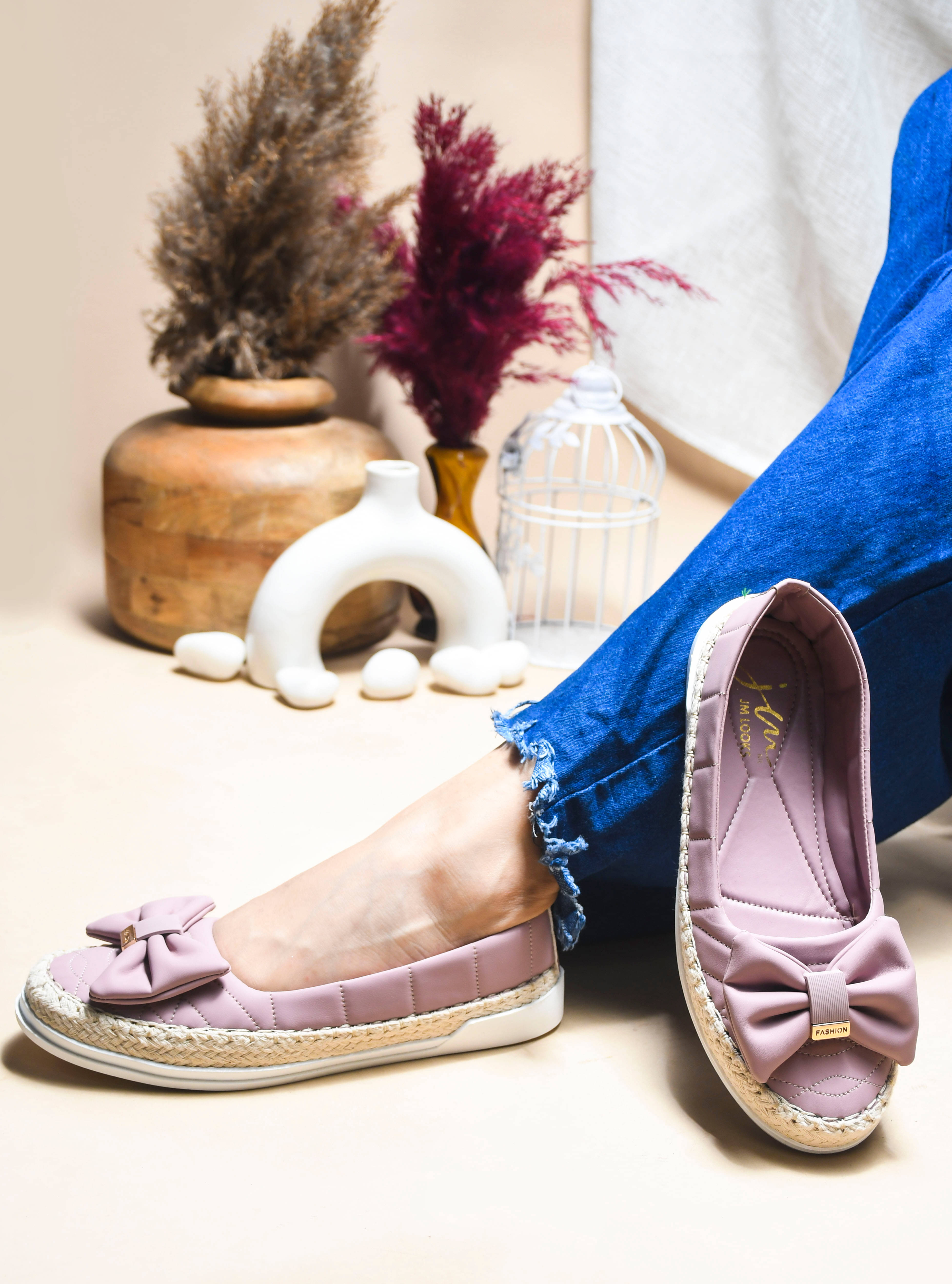     			JM Looks Pink Women's Casual Ballerinas