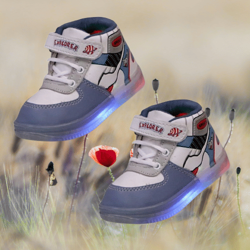 Jumpback - Light Blue Boy's Running Shoes ( 1 Pair ) - Sports Shoes | Buy online on ZillyBuy