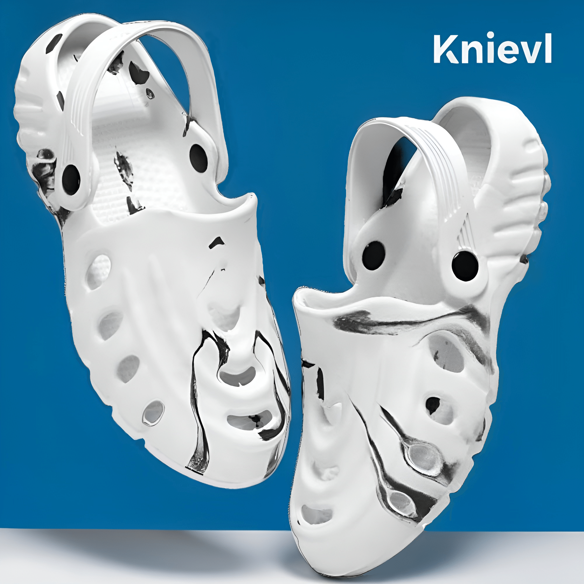     			KNIEVL - Multicoloured Men's Clogs