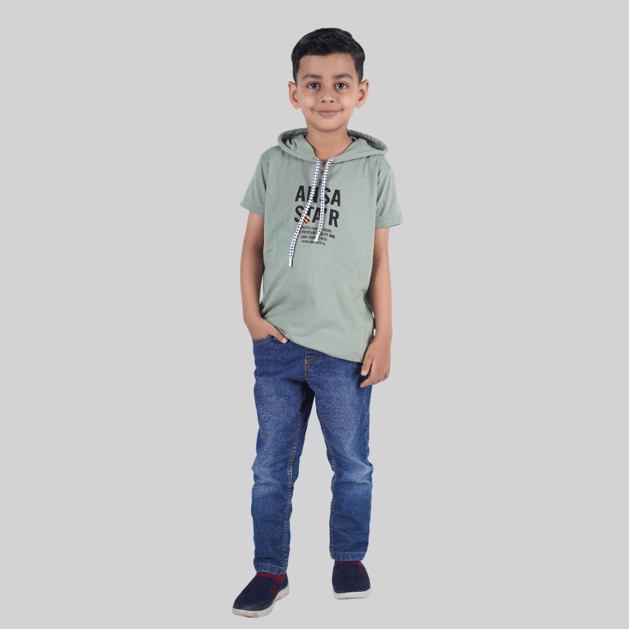    			Kidzee Kingdom Pack of 2 Boys Cotton T-Shirt ( Green )