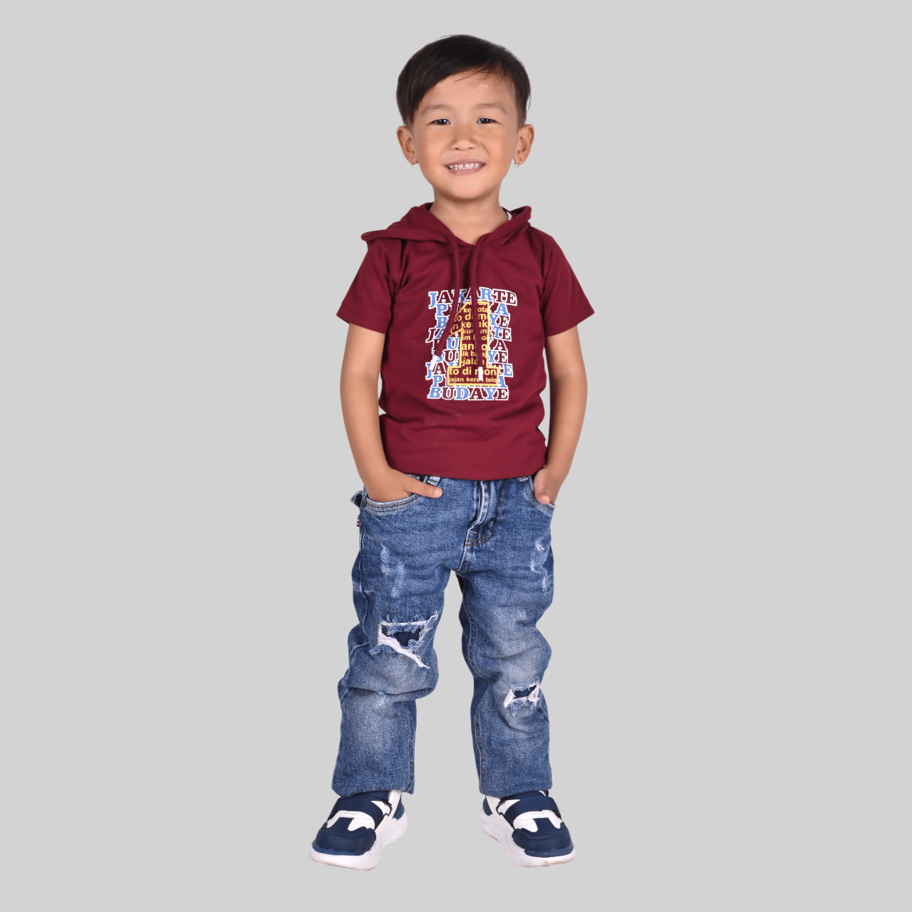     			Kidzee Kingdom Pack of 1 Boys Cotton T-Shirt ( Maroon )