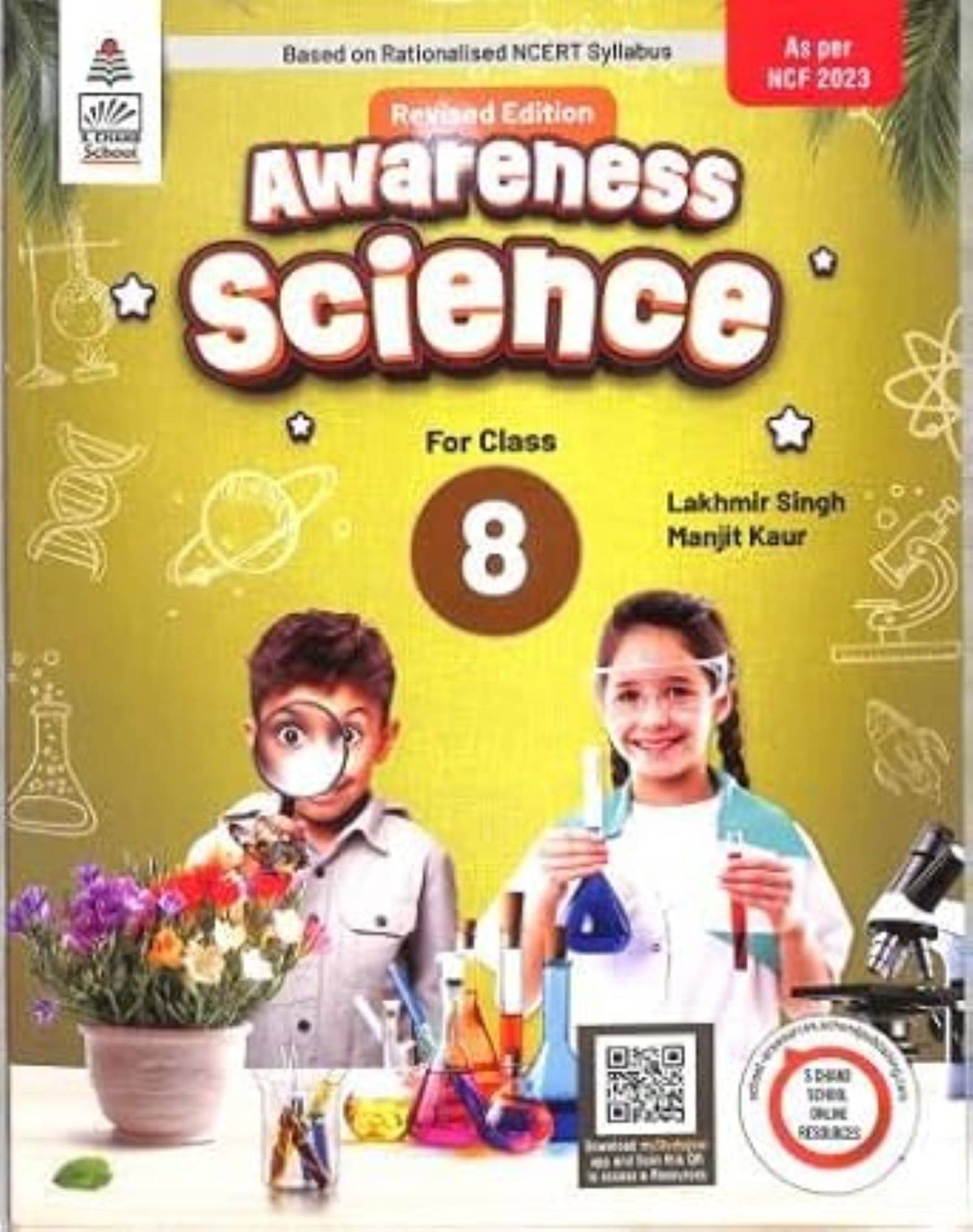 Lakhmir Singh Revised Edition 2025-26 Awareness Science Book for Class 8, Lakhmir Singh Revised Edition 2025-26 Awareness Science Book for Class 8,