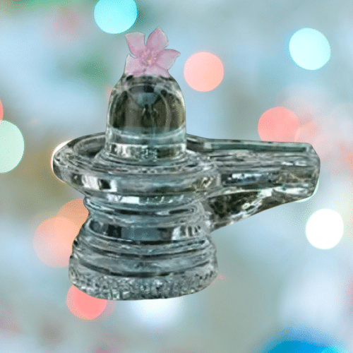     			NAVYAKSH Glass Shivling Idol ( 1.5 cm )