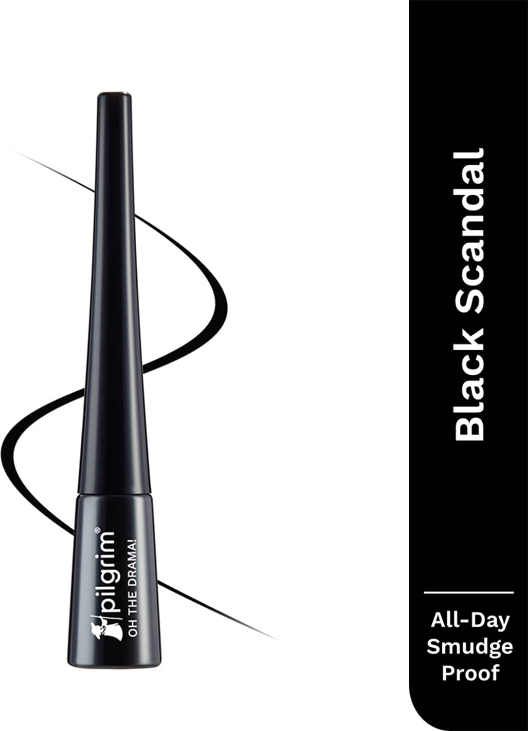     			Pilgrim Black Scandal Eyeliner Make Up,For All Skin Type,3.5 Ml (pack Of 1)