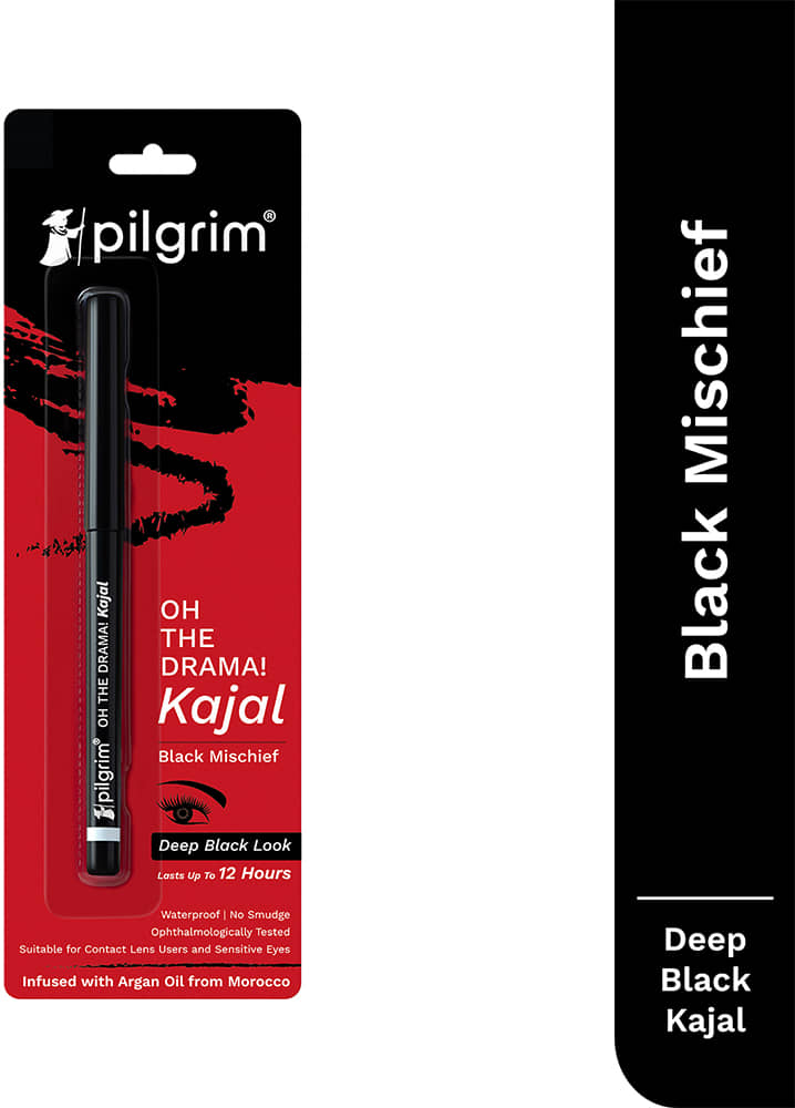 Pilgrim Black Mischief Kajal ,35g - Makeup - Eyes | Buy online on ZillyBuy