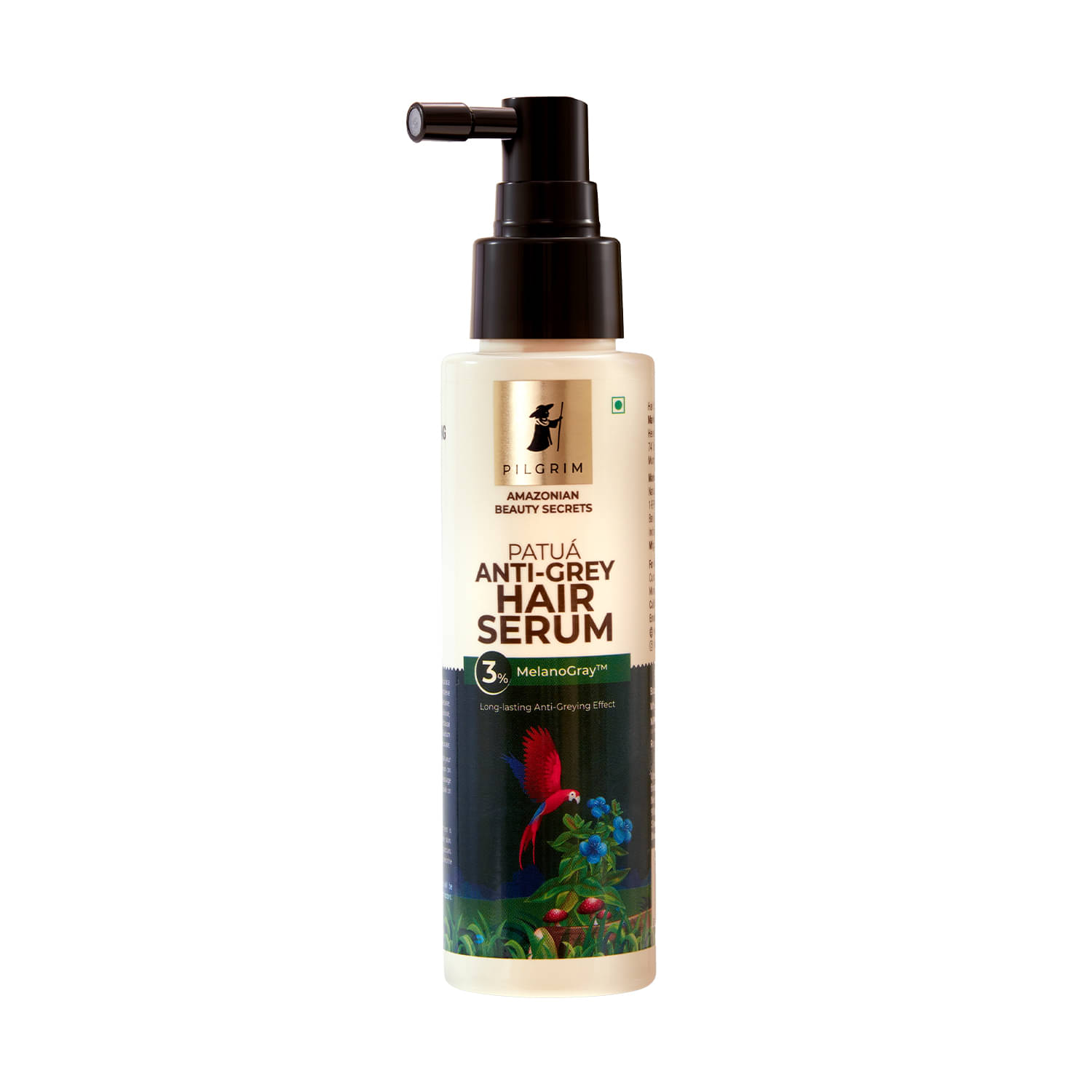 Pilgrim Patua Anti-Grey Hair Serum Hair Serum,For All Hair Type,90Ml (pack Of 1) Pilgrim Patua Anti-Grey Hair Serum Hair Serum,For All Hair Type,90Ml (pack Of 1)