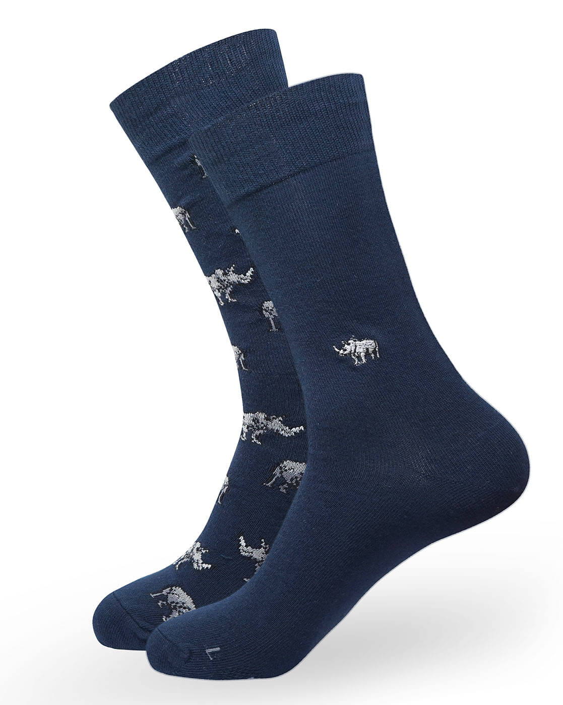 SOCKSXPRESS Pack of 2 Men's Cotton Mid Length Socks ( Navy Blue ) SOCKSXPRESS Pack of 2 Men's Cotton Mid Length Socks ( Navy Blue )