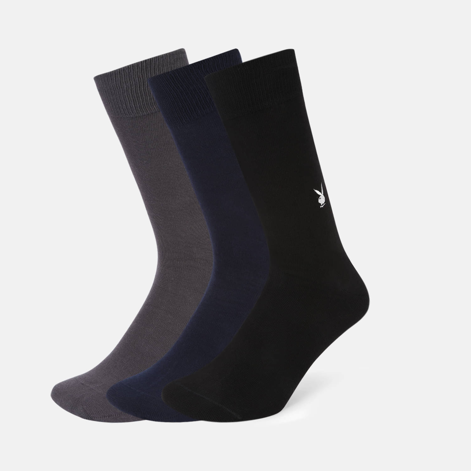     			SOCKSXPRESS Pack of 3 Men's Cotton Mid Length Socks ( Multicolor )