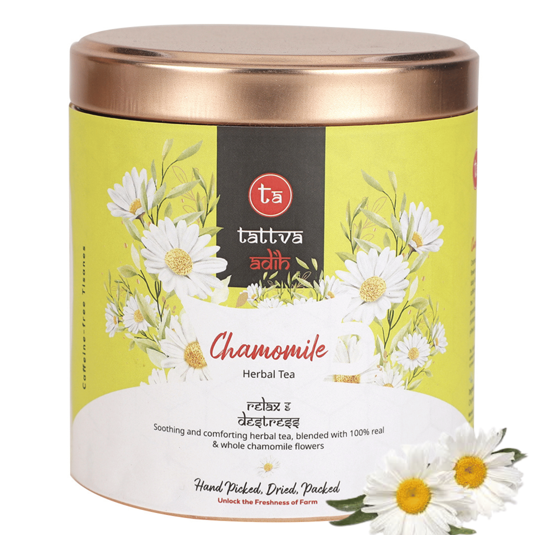     			Tattva Adih Chamomile Tea Loose Leaf 50 gm