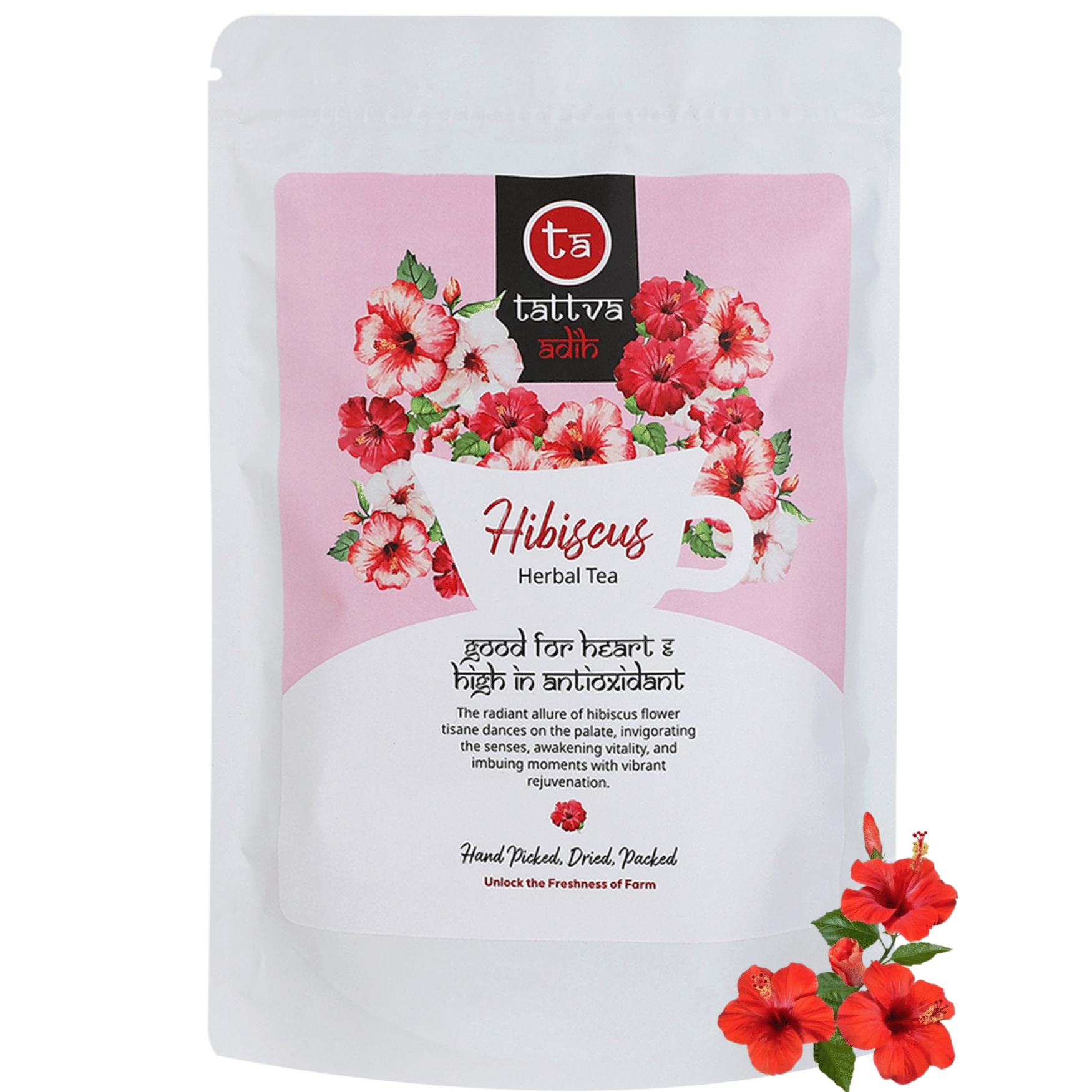     			Tattva Adih Hibiscus Tea Loose Leaf 50 gm