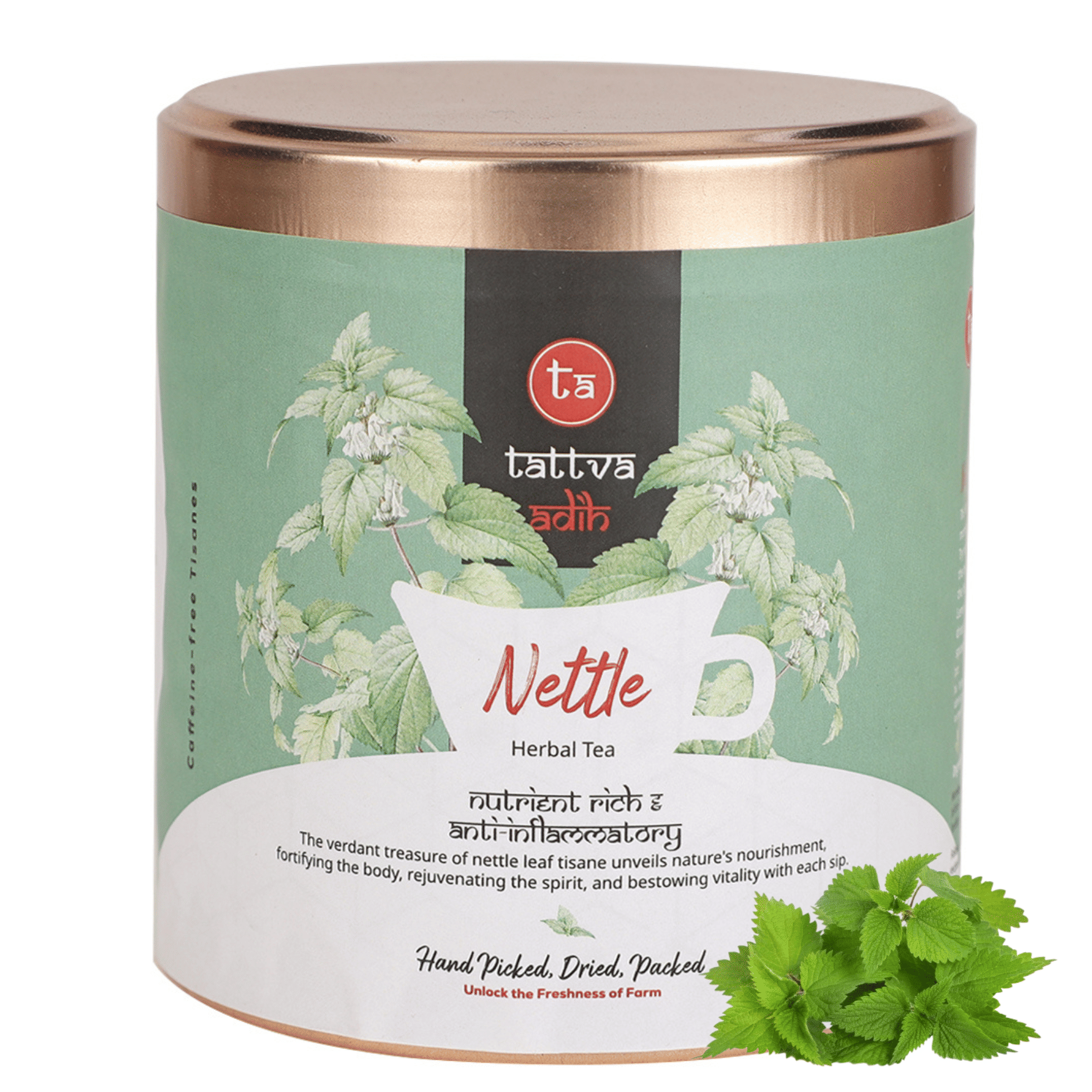 Tattva Adih Nettle Tea Loose Leaf 50 gm Tattva Adih Nettle Tea Loose Leaf 50 gm