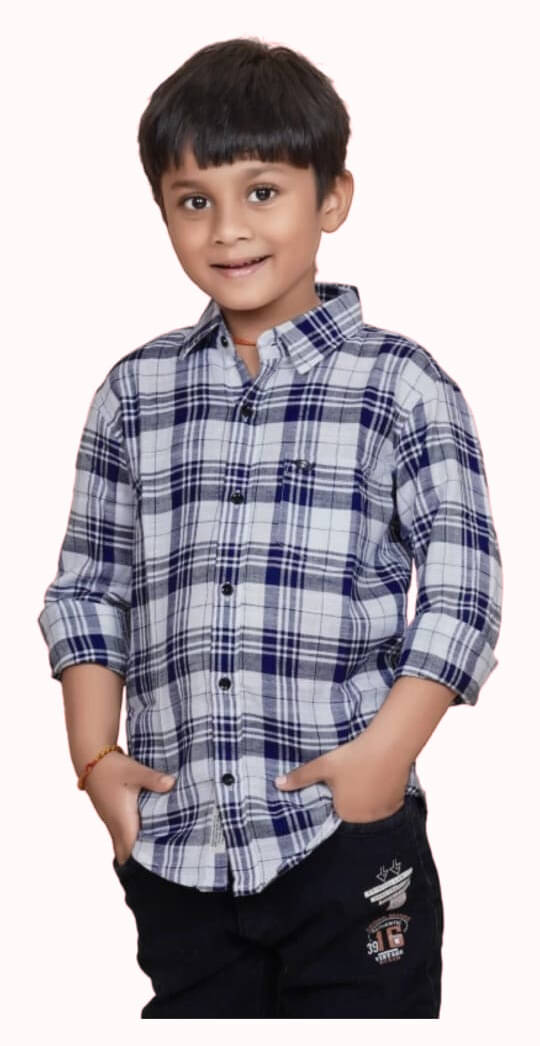ZAKAR STYLE Pack of 1 Boys 100% Cotton Full Sleeves Shirt ( White )     			ZAKAR STYLE Pack of 1 Boys 100% Cotton Full Sleeves Shirt ( White )