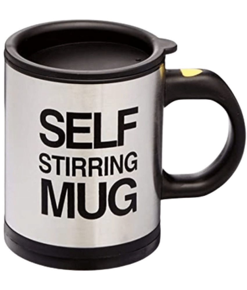     			sakimo Self Stirring Mug Plastic Coffee Mug 350 mL ( Pack of 1 )