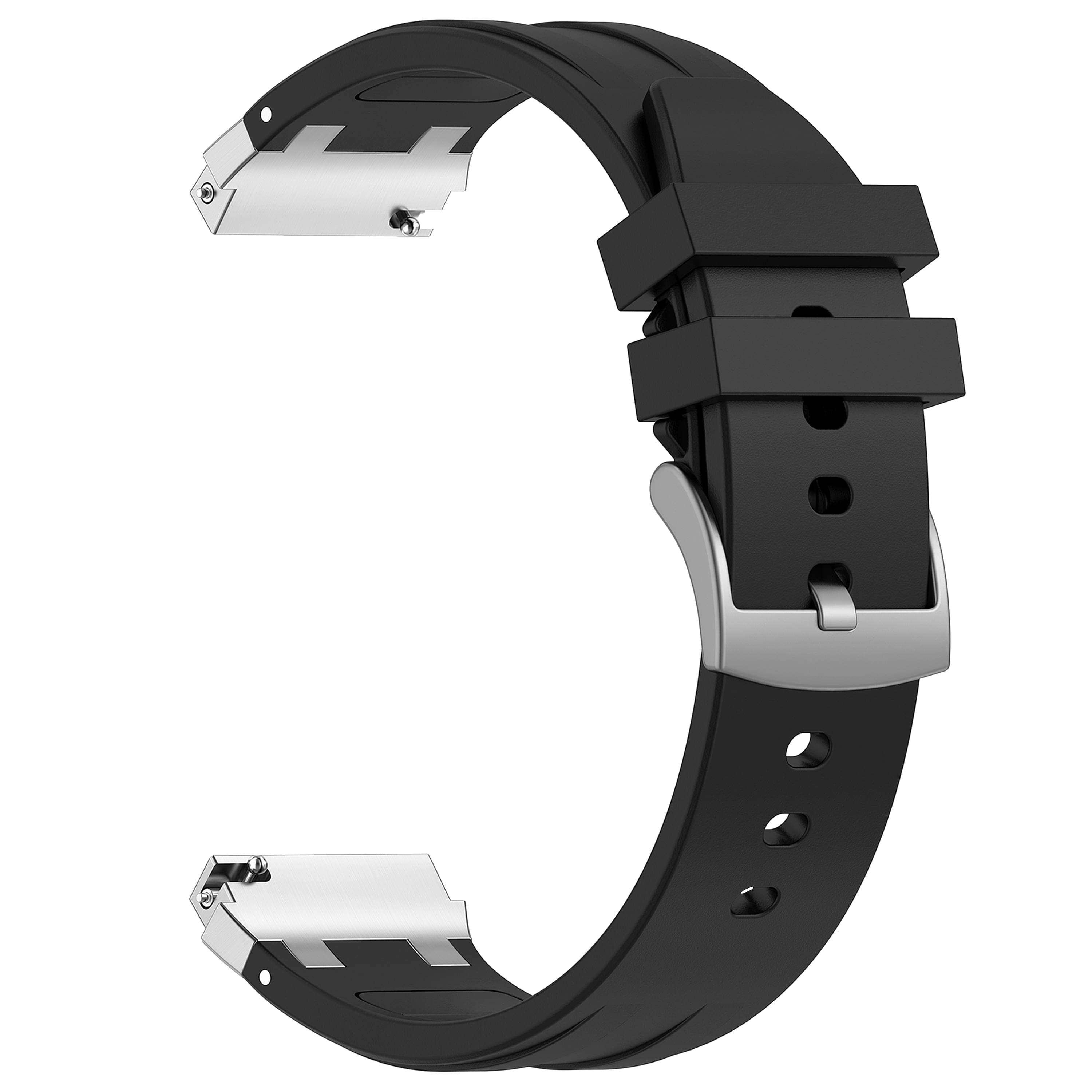 ACM Watch Strap Silicone Belt 22mm compatible with Fire-Boltt Ninja Call Ultra Bsw110 Smartwatch Metal Hook Band Black ACM Watch Strap Silicone Belt 22mm compatible with Fire-Boltt Ninja Call Ultra Bsw110 Smartwatch Metal Hook Band Black