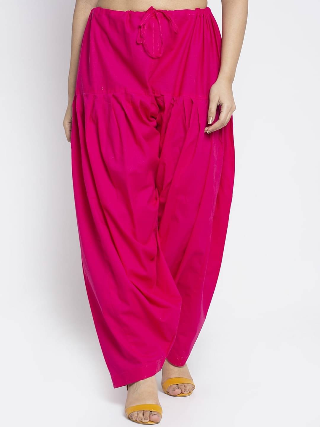    			Nios Fashion Pack of 1 Cotton Women's Patiala ( Magenta )