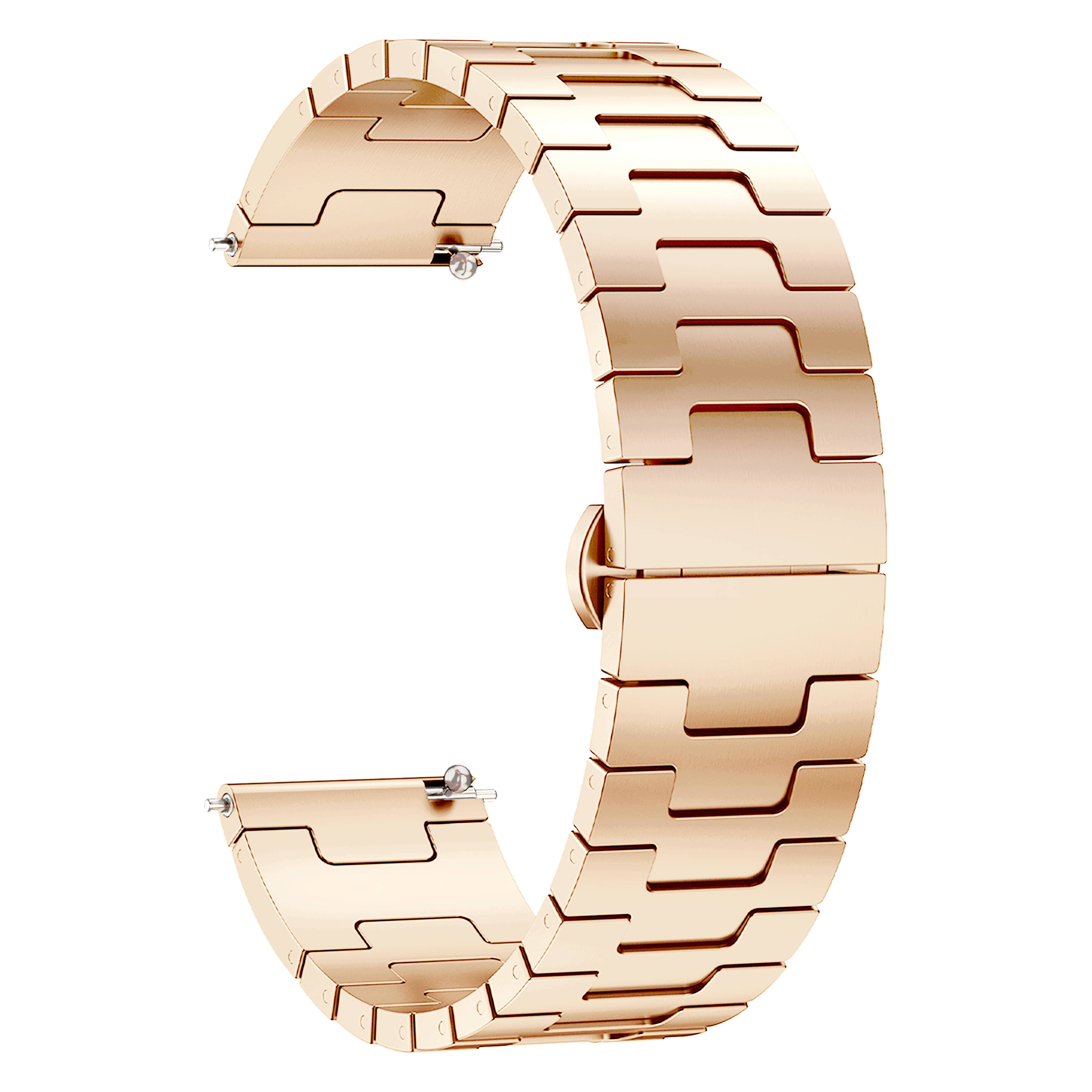 ACM Watch Strap Metal Stainless Steel 22mm compatible with Fitshot Saturn Smartwatch Belt Luxury Band Rose Gold     			ACM Watch Strap Metal Stainless Steel 22mm compatible with Fitshot Saturn Smartwatch Belt Luxury Band Rose Gold