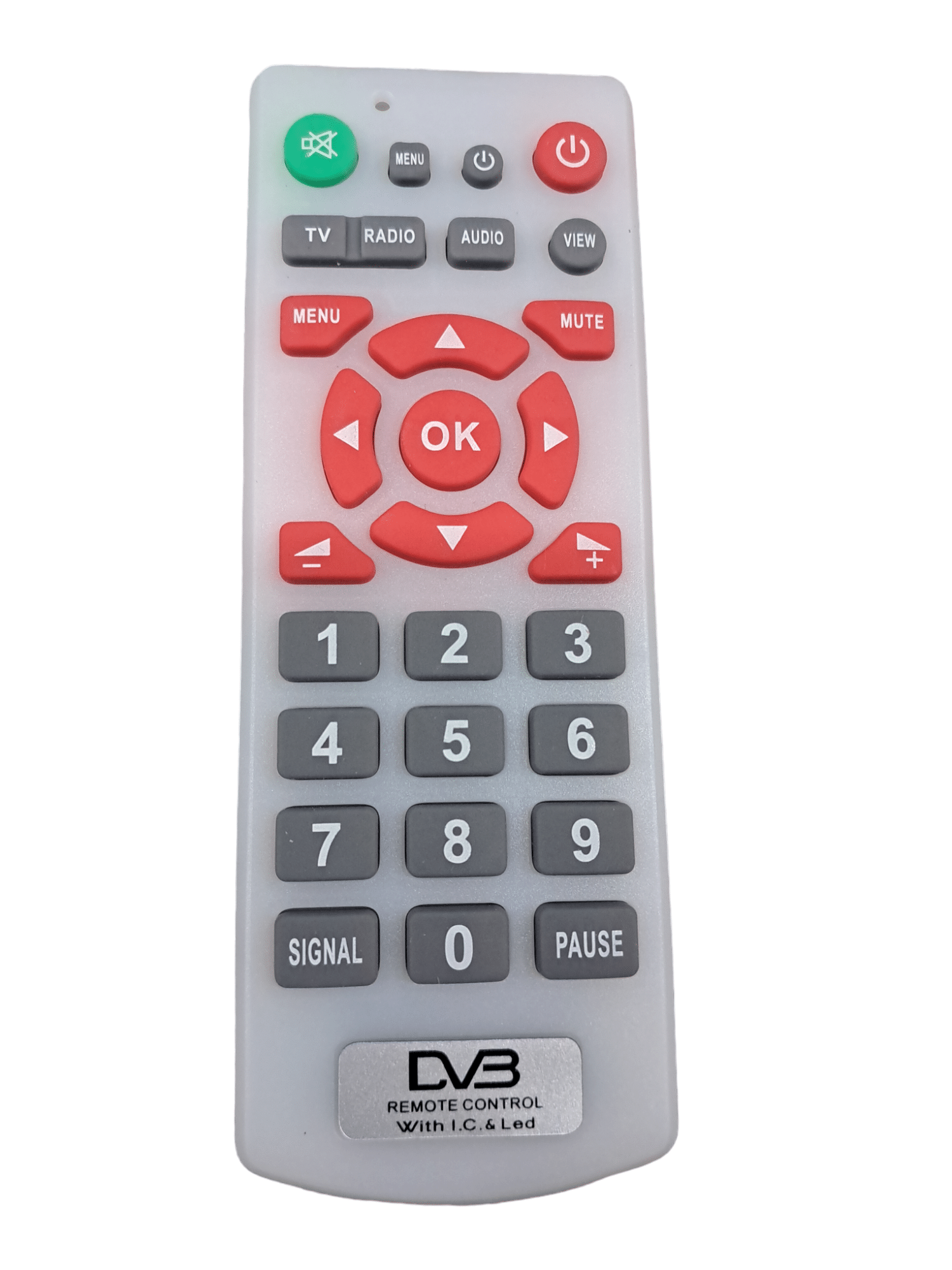    			CRYSTONICS 777 Unbreakable DTH Remote Compatible with DD Free Dish DVB DTH Box