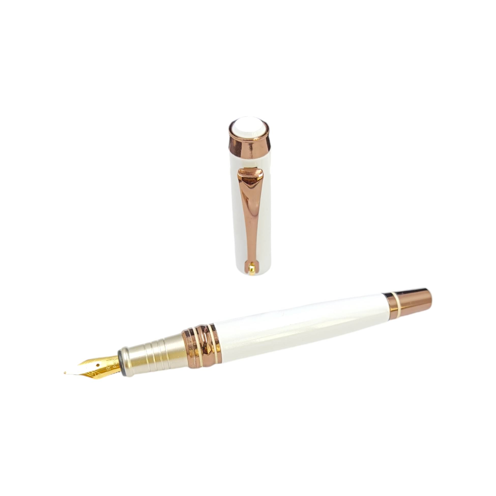 Dikawen White Medium Line Fountain Pen ( Pack of 1 ) Dikawen White Medium Line Fountain Pen ( Pack of 1 )
