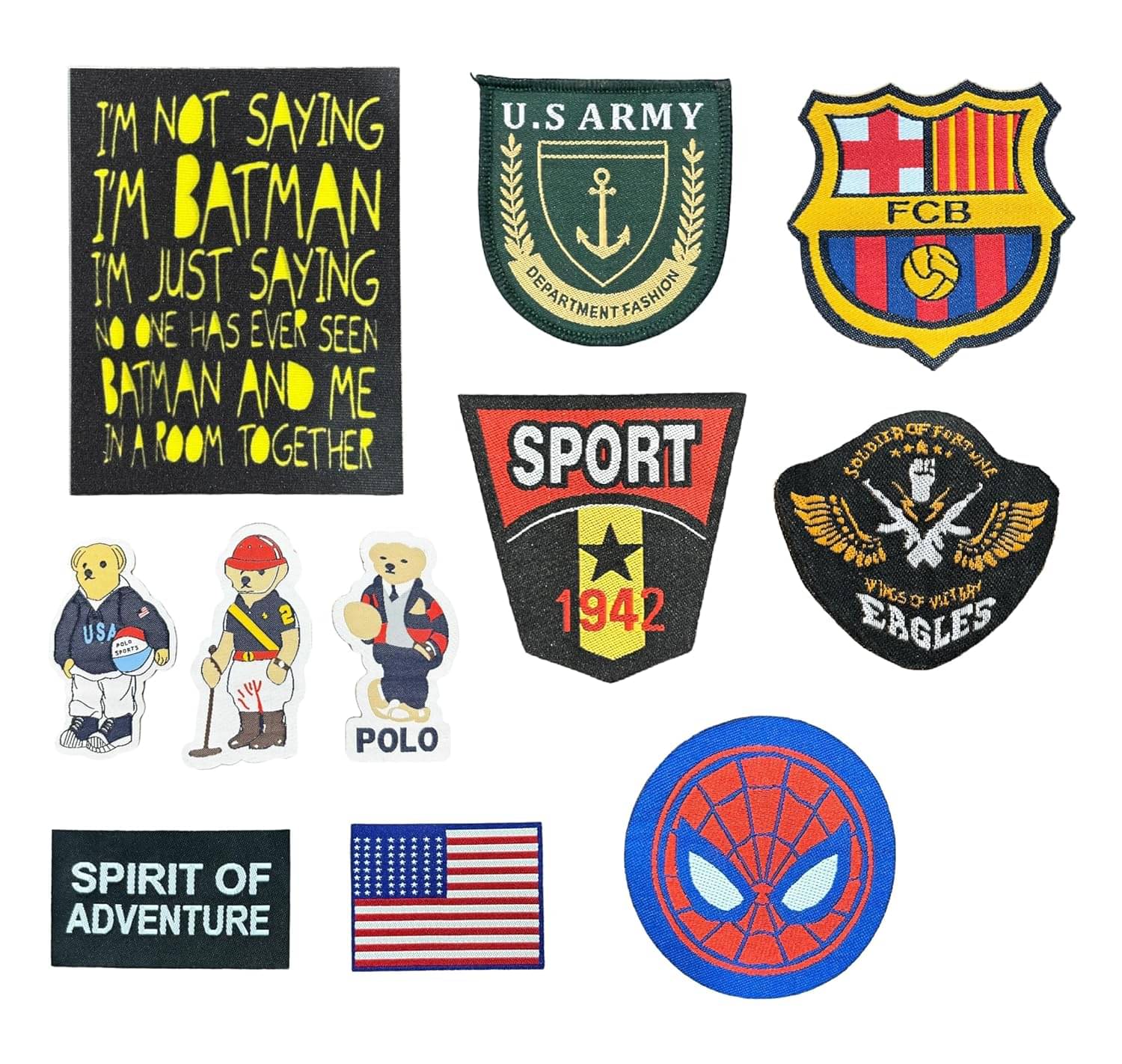 Embroidered Sew on Patches Combo Small for Clothes Jackets Pants Jeans Bags Boutique Multicolour Embroidered Sew on Patches Combo Small for Clothes Jackets Pants Jeans Bags Boutique Multicolour