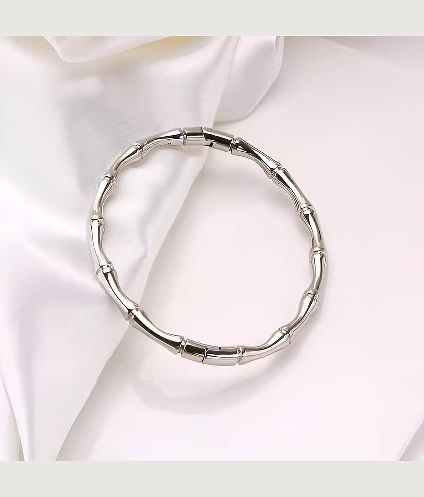 FASHION FRILL Silver Bracelet ( Pack of 1 ) - Bangles & Bracelets | Buy online on ZillyBuy