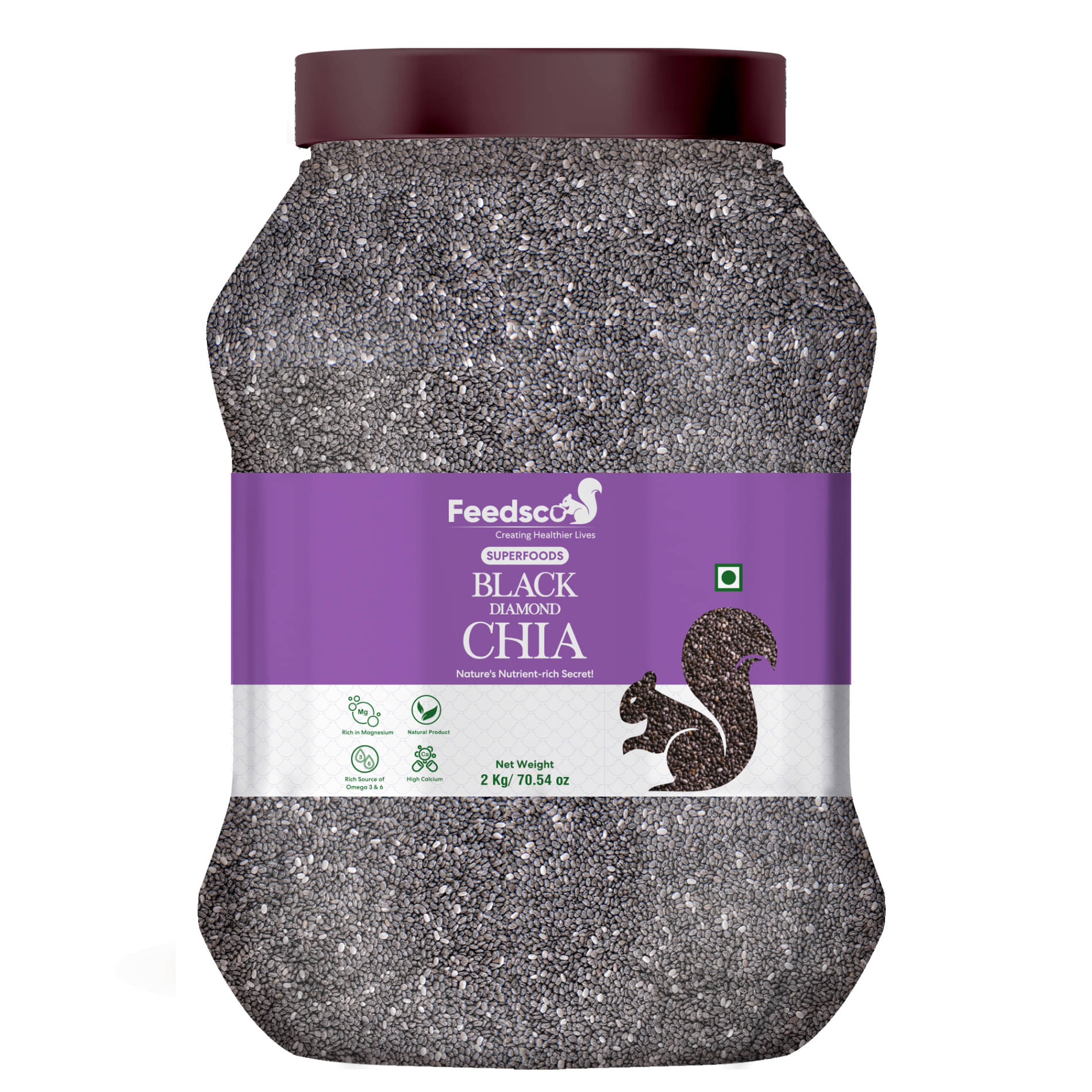     			Feedsco Chia Seeds ( Pack of 1 )