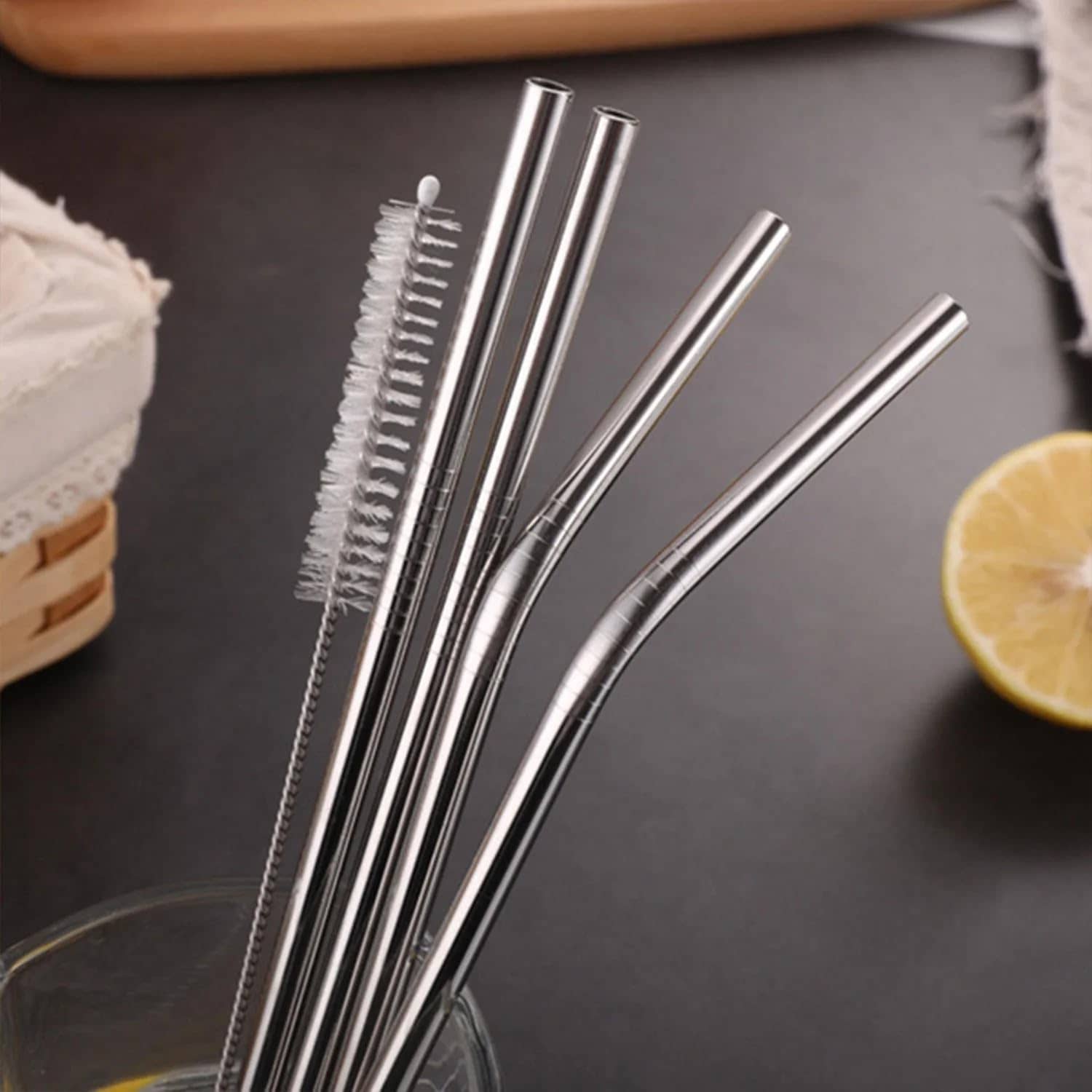 Handa Stainless Steel Silver Straws - Cookware | Buy online on ZillyBuy
