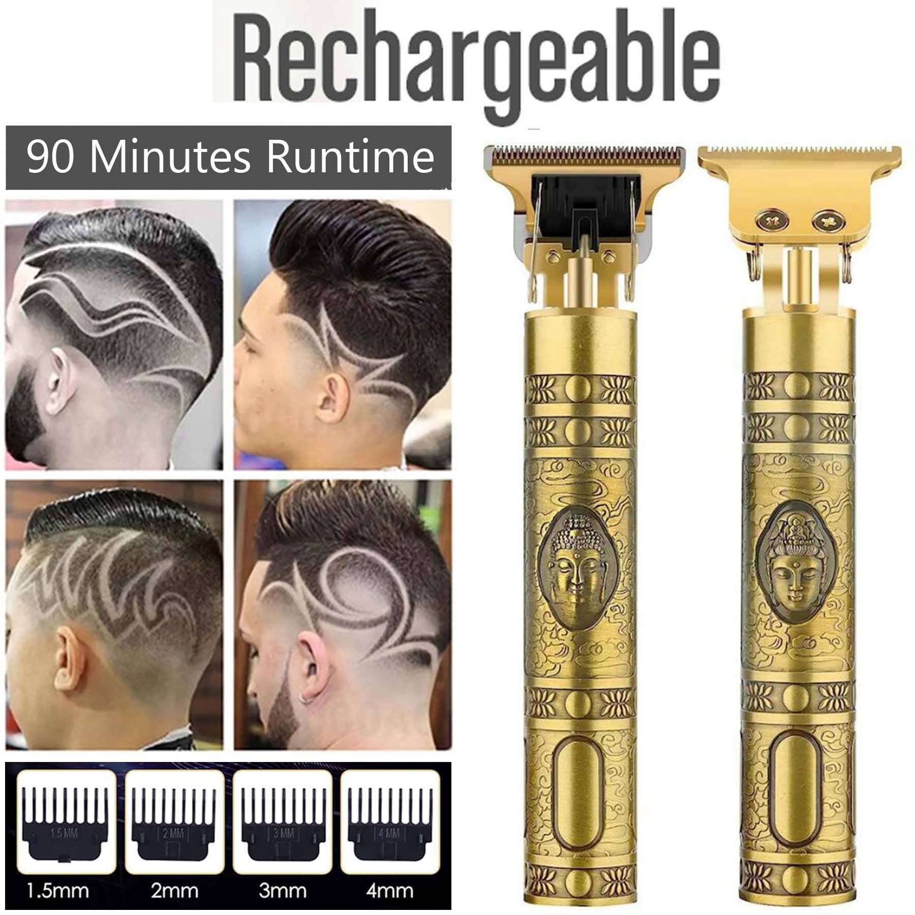     			Intimify Hair/Beard Trimmer Gold Corded,Cordless Beard Trimmer With 90 minutes Runtime