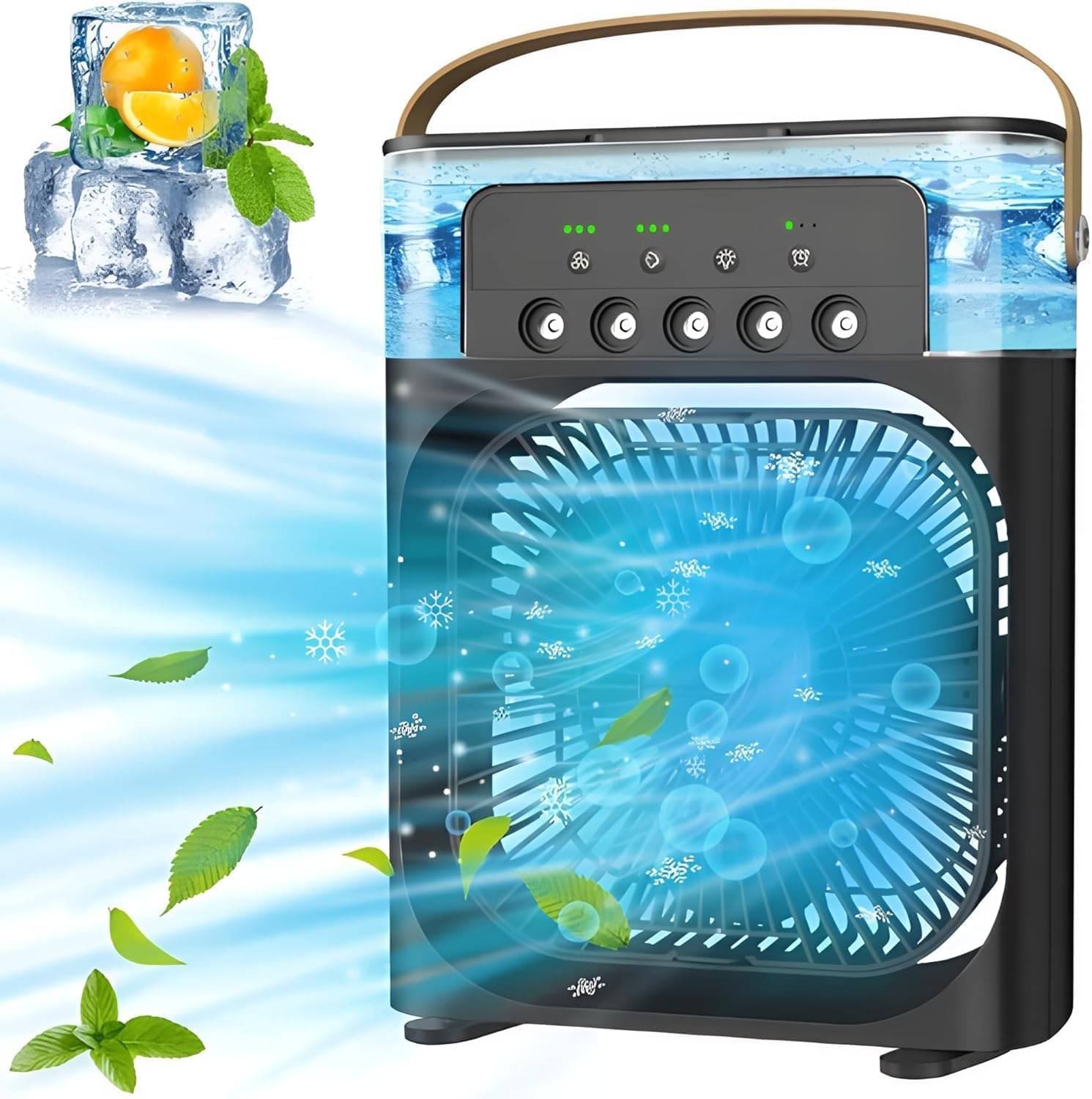 Kapalin Air Conditionr Cooler Small AC Wood Conditioner Spray Personal Air cooler Usb-Power-Cooling-Misting-fan 600 mL Kapalin Air Conditionr Cooler Small AC Wood Conditioner Spray Personal Air cooler Usb-Power-Cooling-Misting-fan 600 mL