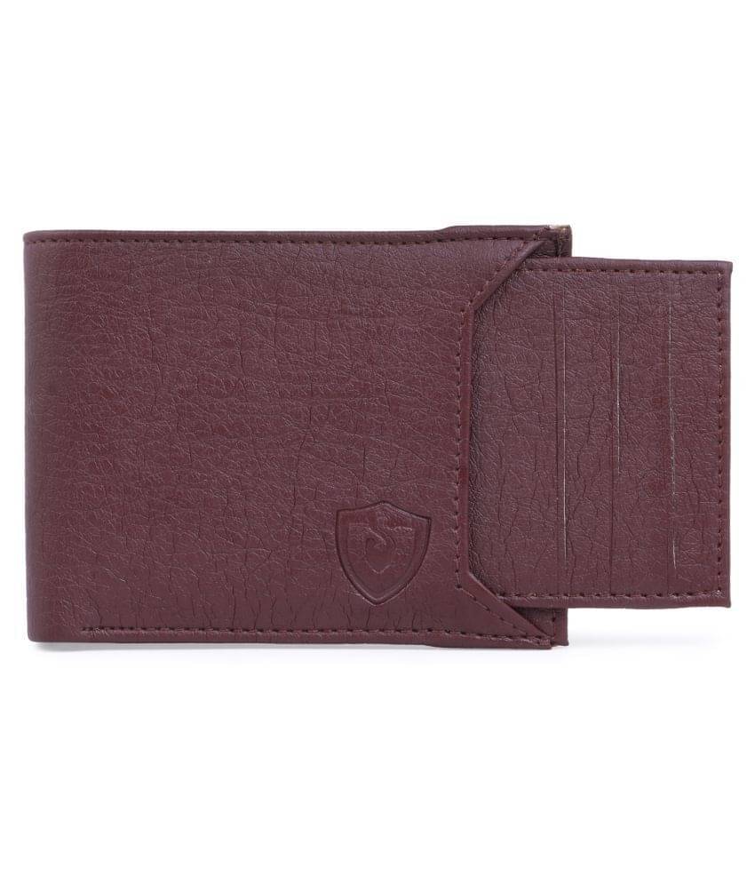     			Keviv Leather Solid Men's Two Fold Wallet With 8 Slots For Card ( Brown , Pack of 1 )