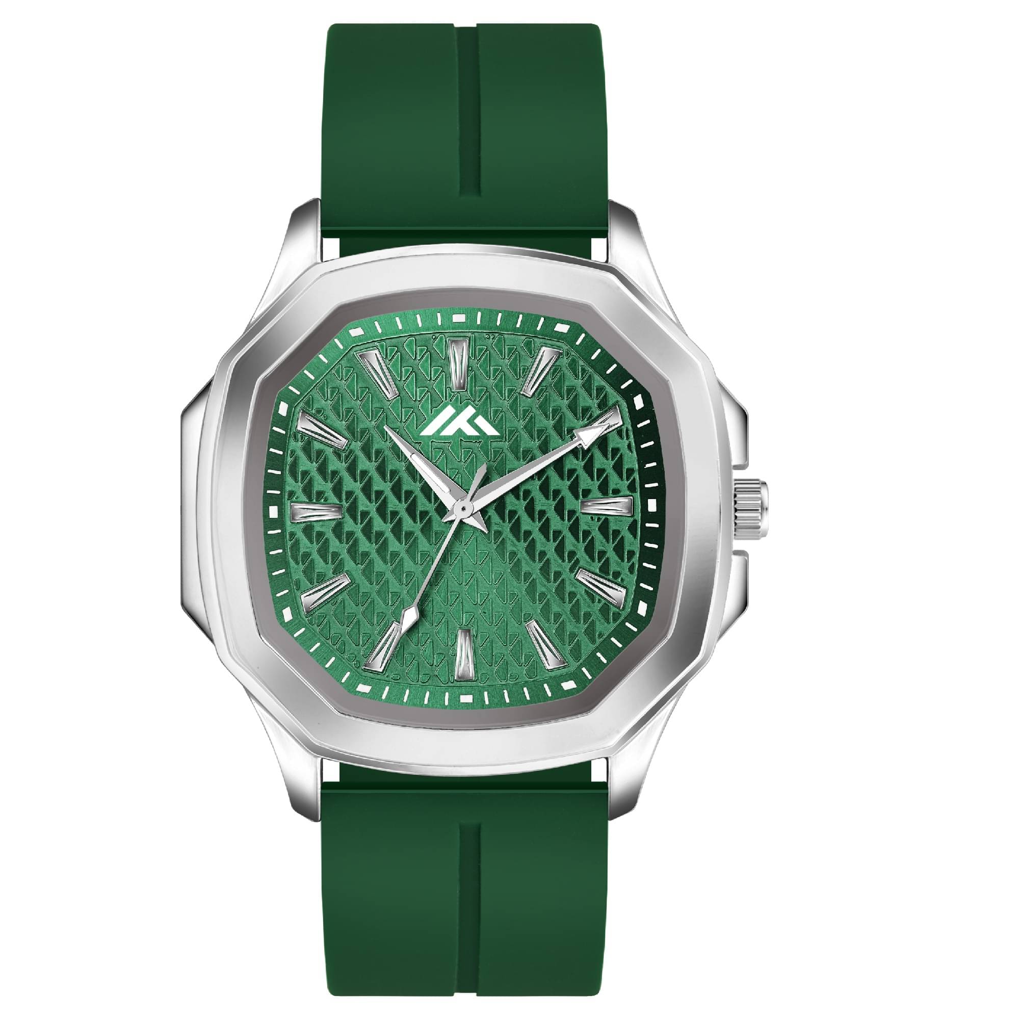     			Newman Green Silicon Analog Men's Watch