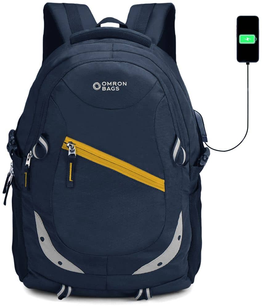 OMRON BAGS 35 Ltrs Blue Laptop Bags