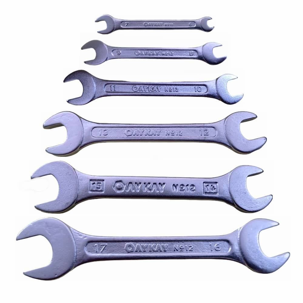 Oaykay Tools Open End Spanner Set of 6 Pc Oaykay Tools Open End Spanner Set of 6 Pc