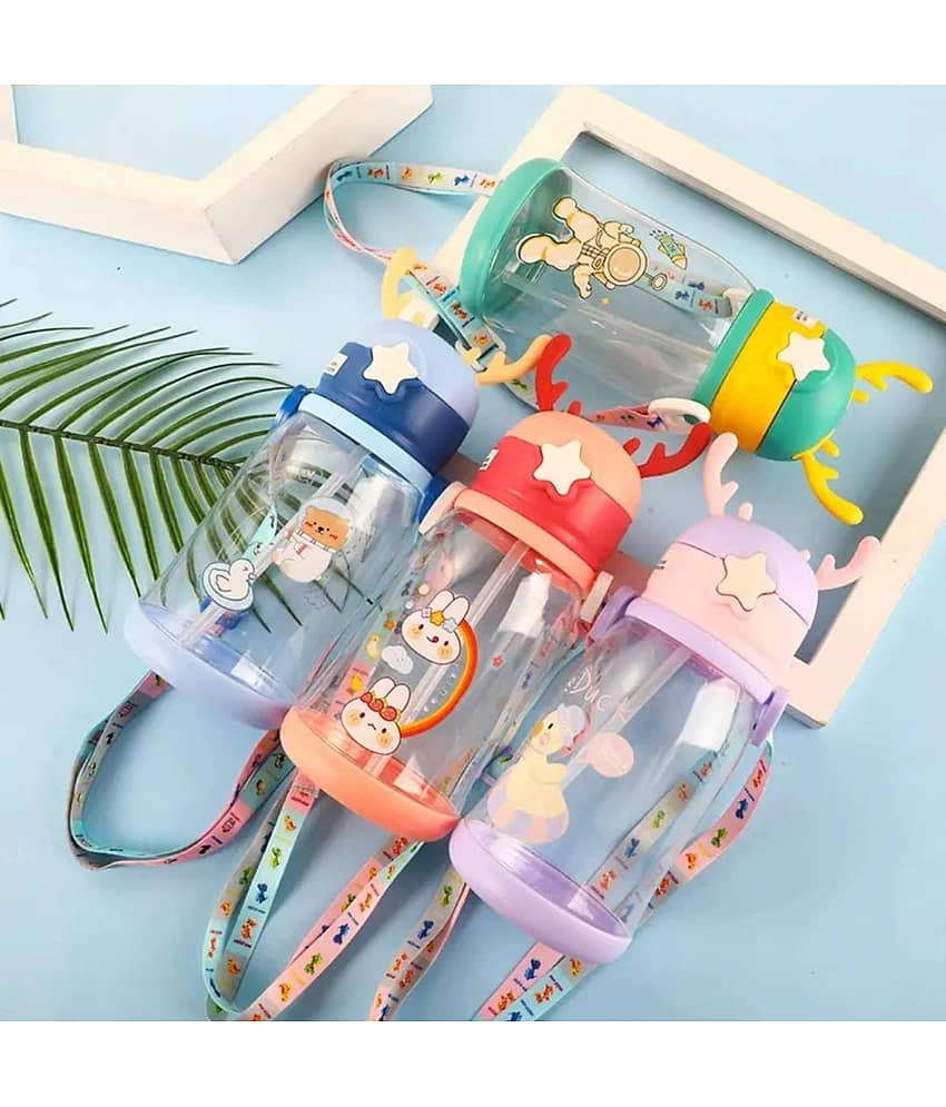 QitmirMKT New Deer Horn Kids School Sipper Water Bottle (Mix Color) - Stationery | Buy online on ZillyBuy